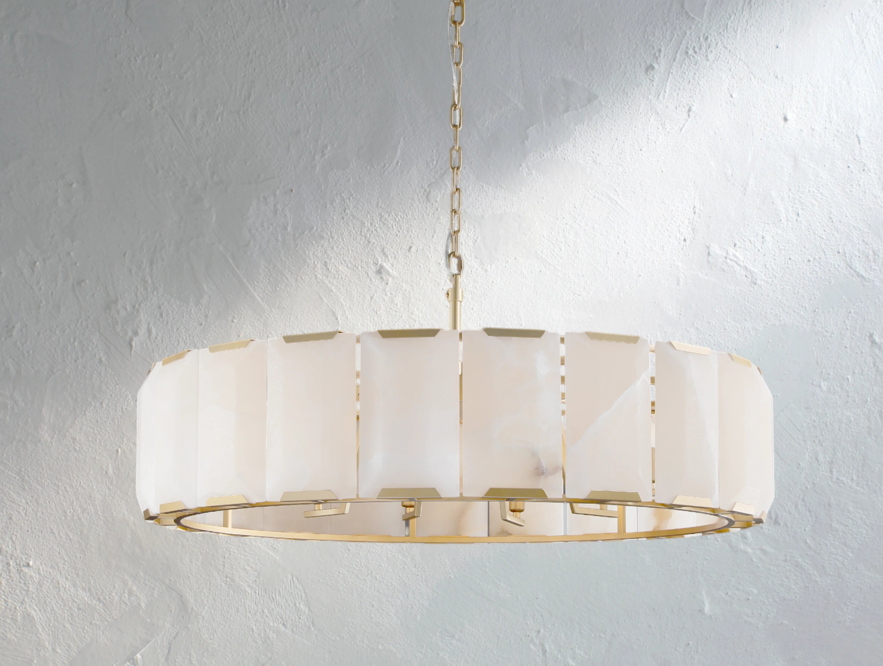 Valonne Calcite Round Chandelier