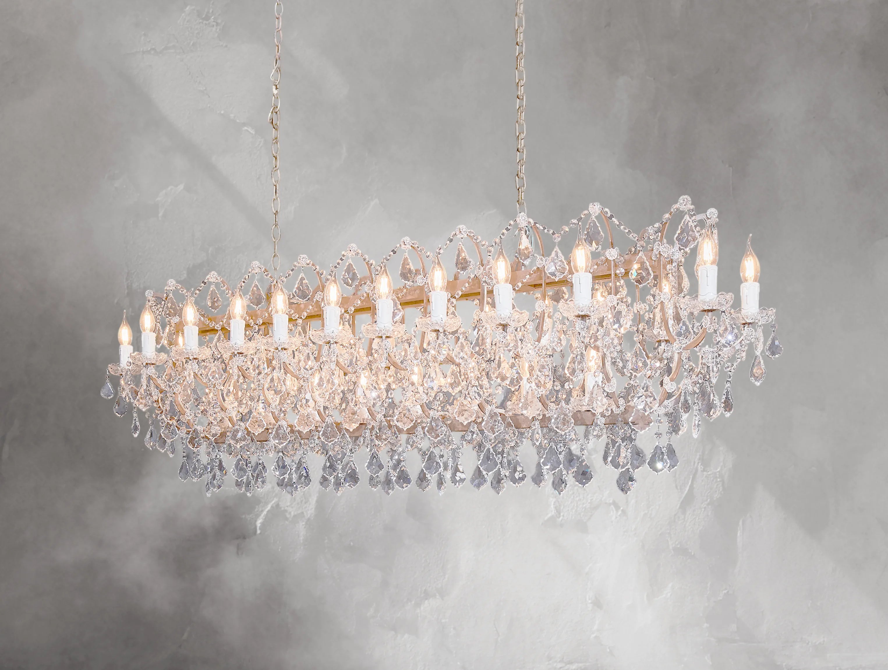 Regalia Crystal Linear Chandelier
