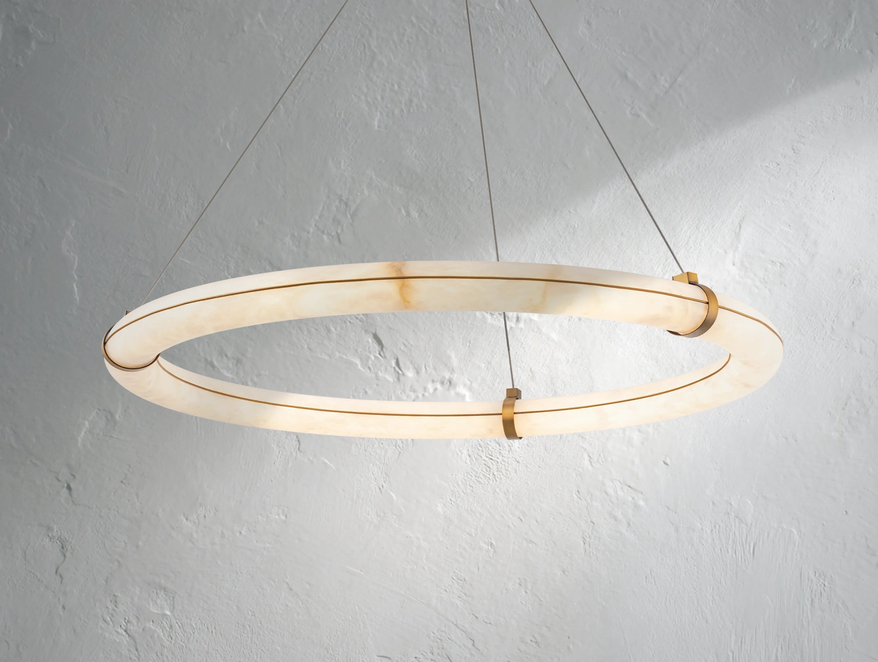 Nivara loop Alabaster Chandelier