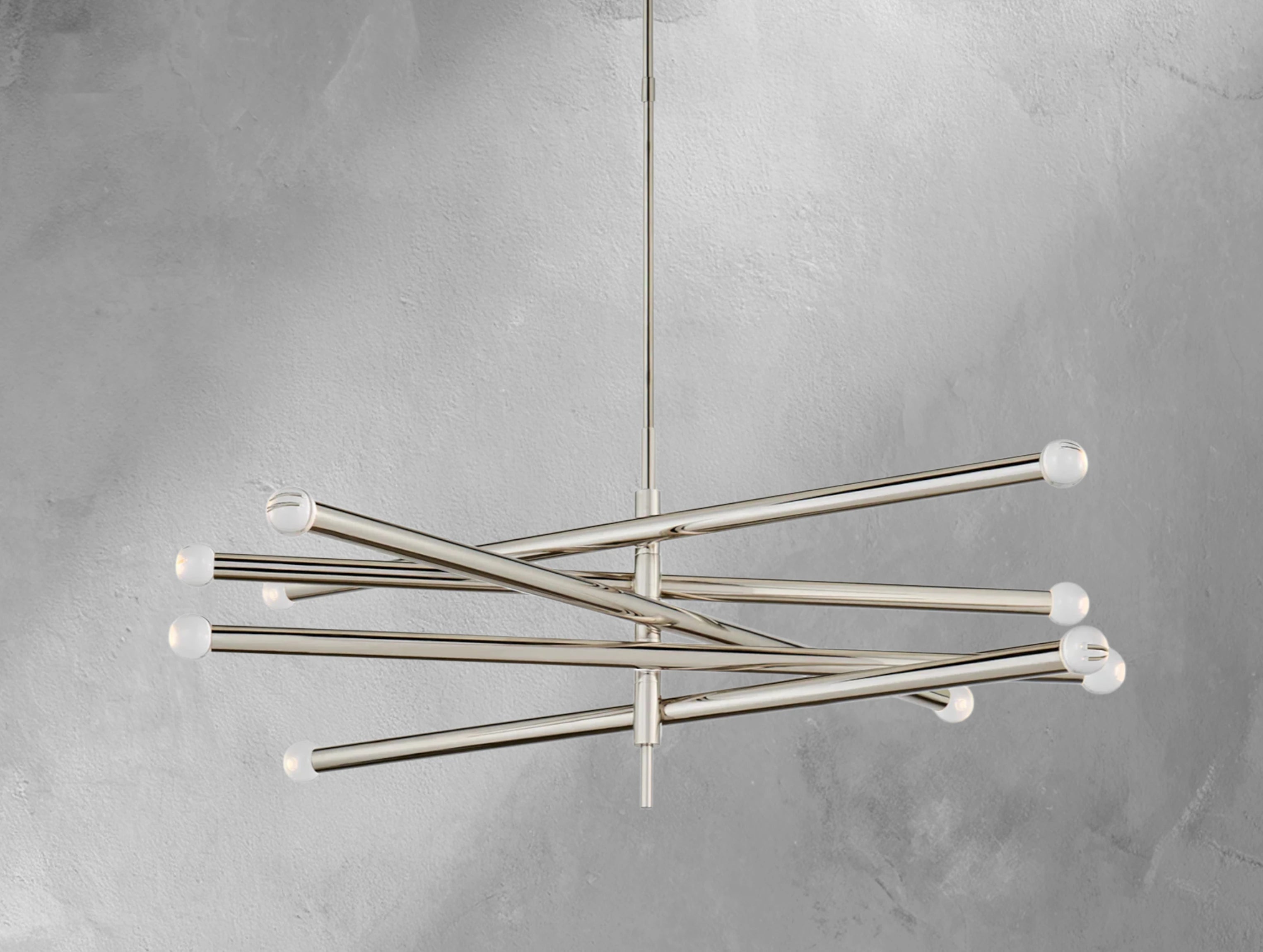 Roundseau 10-Light Mobile Etched Chandelier