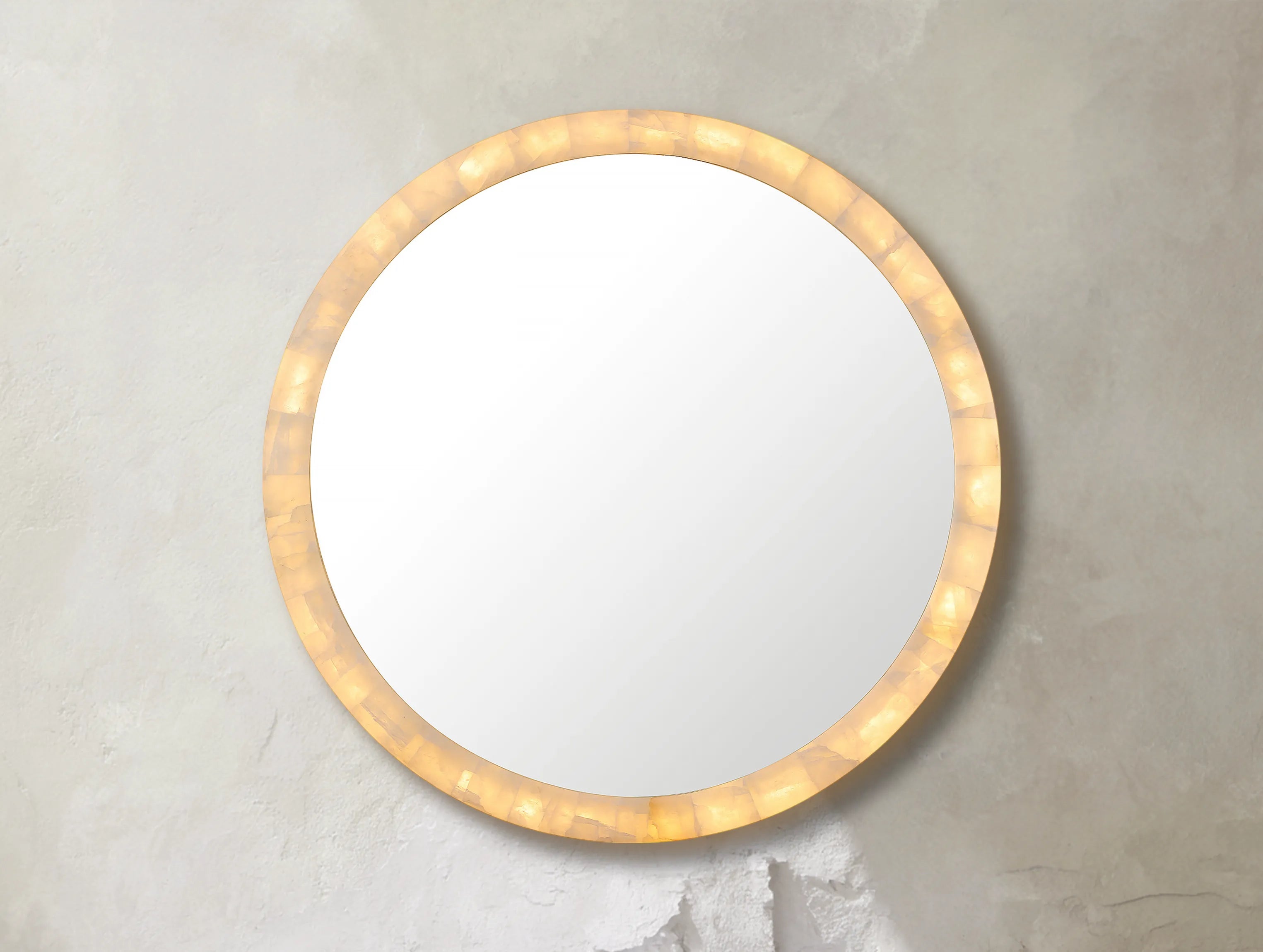 Hamary Calista Round Wall Mirror