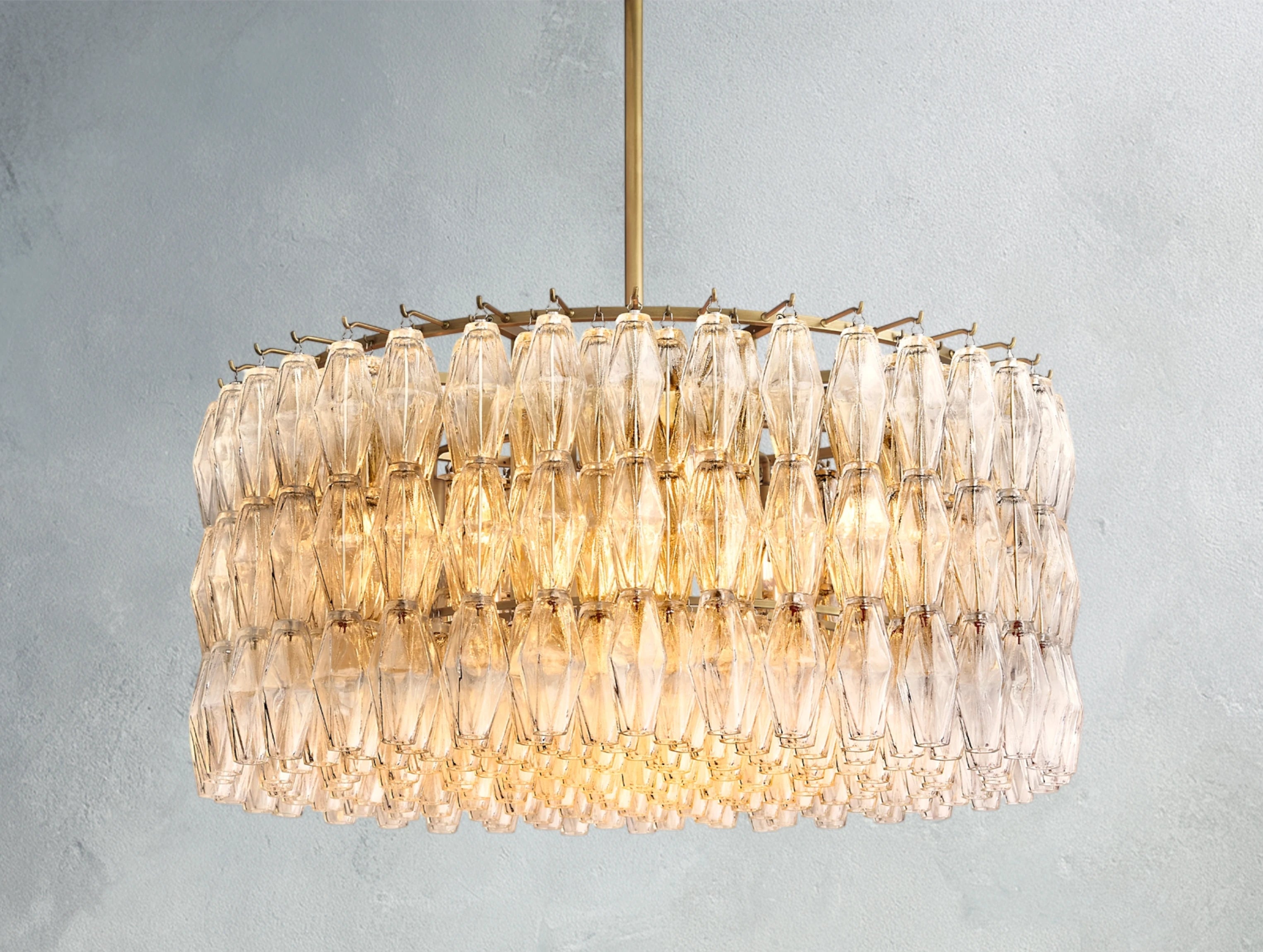 Jayara Glass Round Chandelier