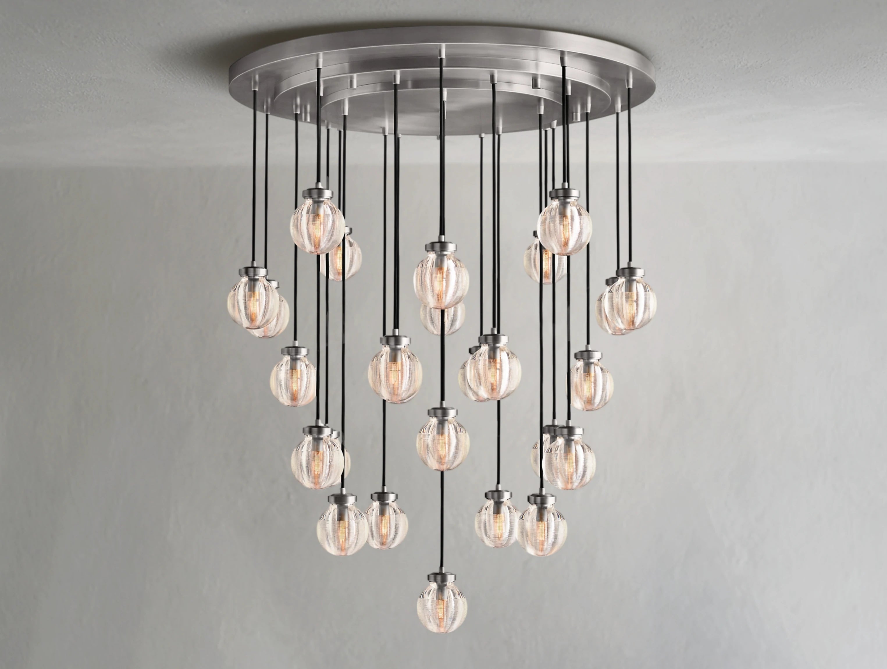 Pearl Balls Round Chandelier