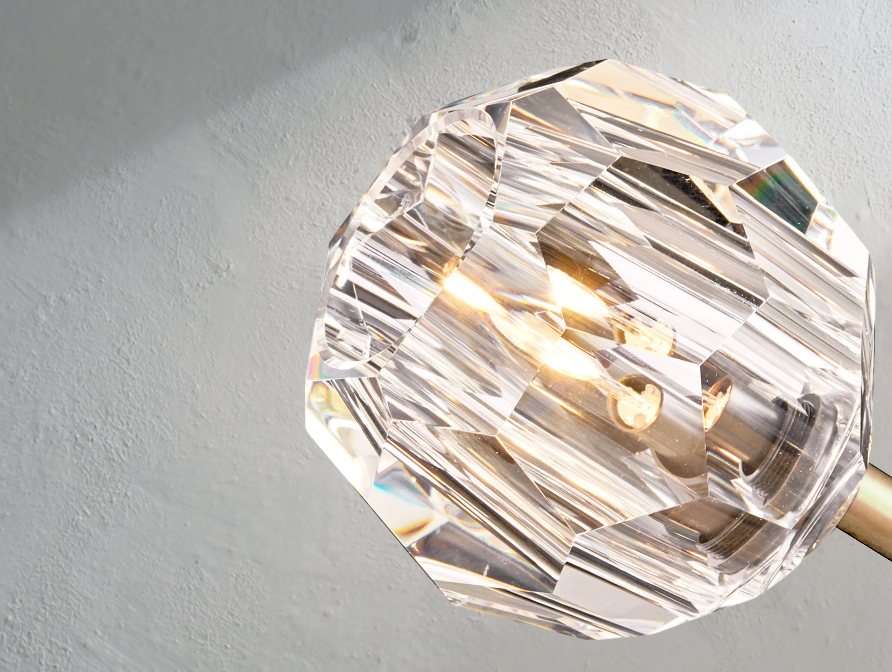Orbital Cristal Glass Grand Sconce