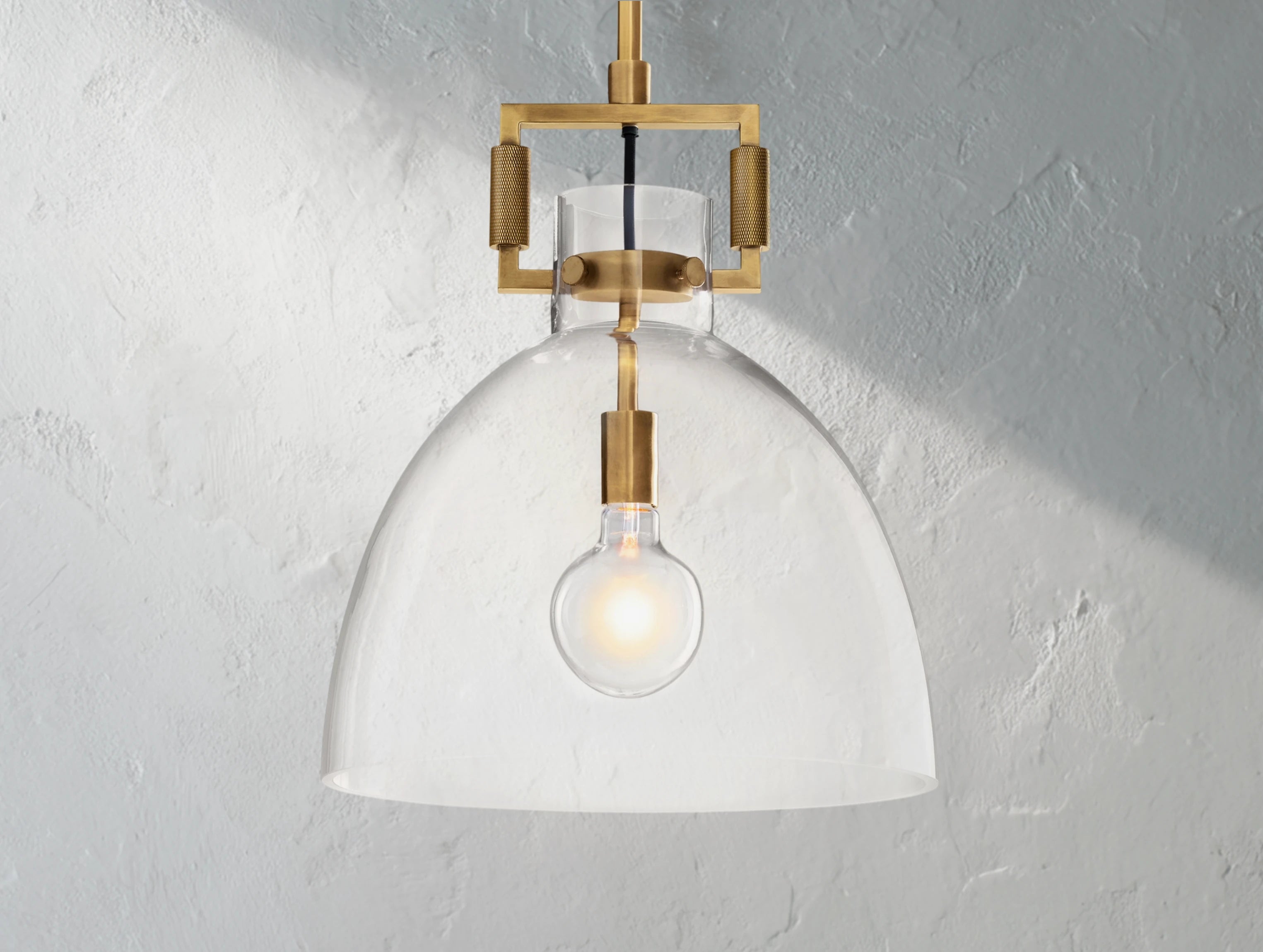 Mechanic Glass Cloche Pendant