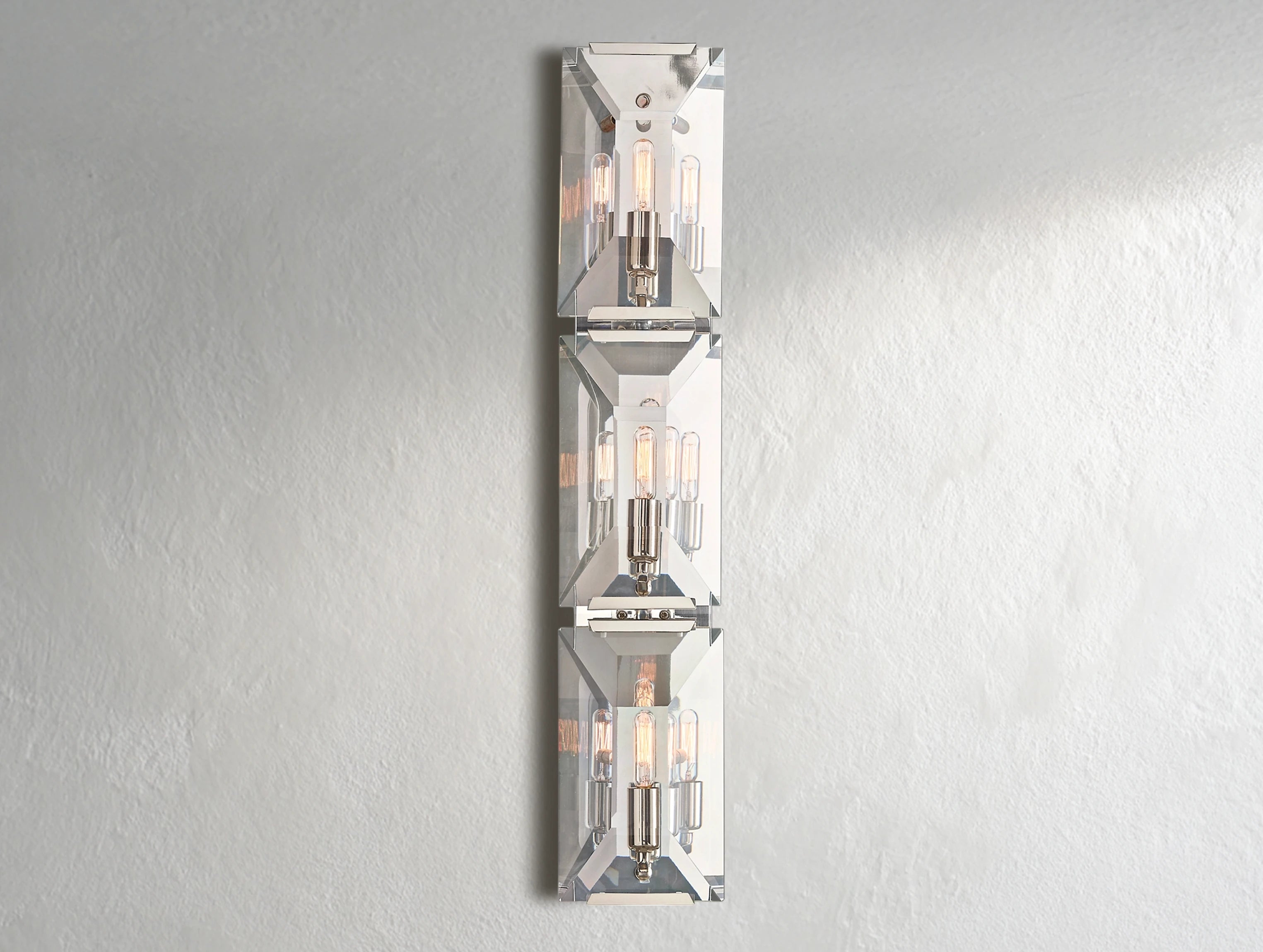 Valonne Crystal Triple Sconce
