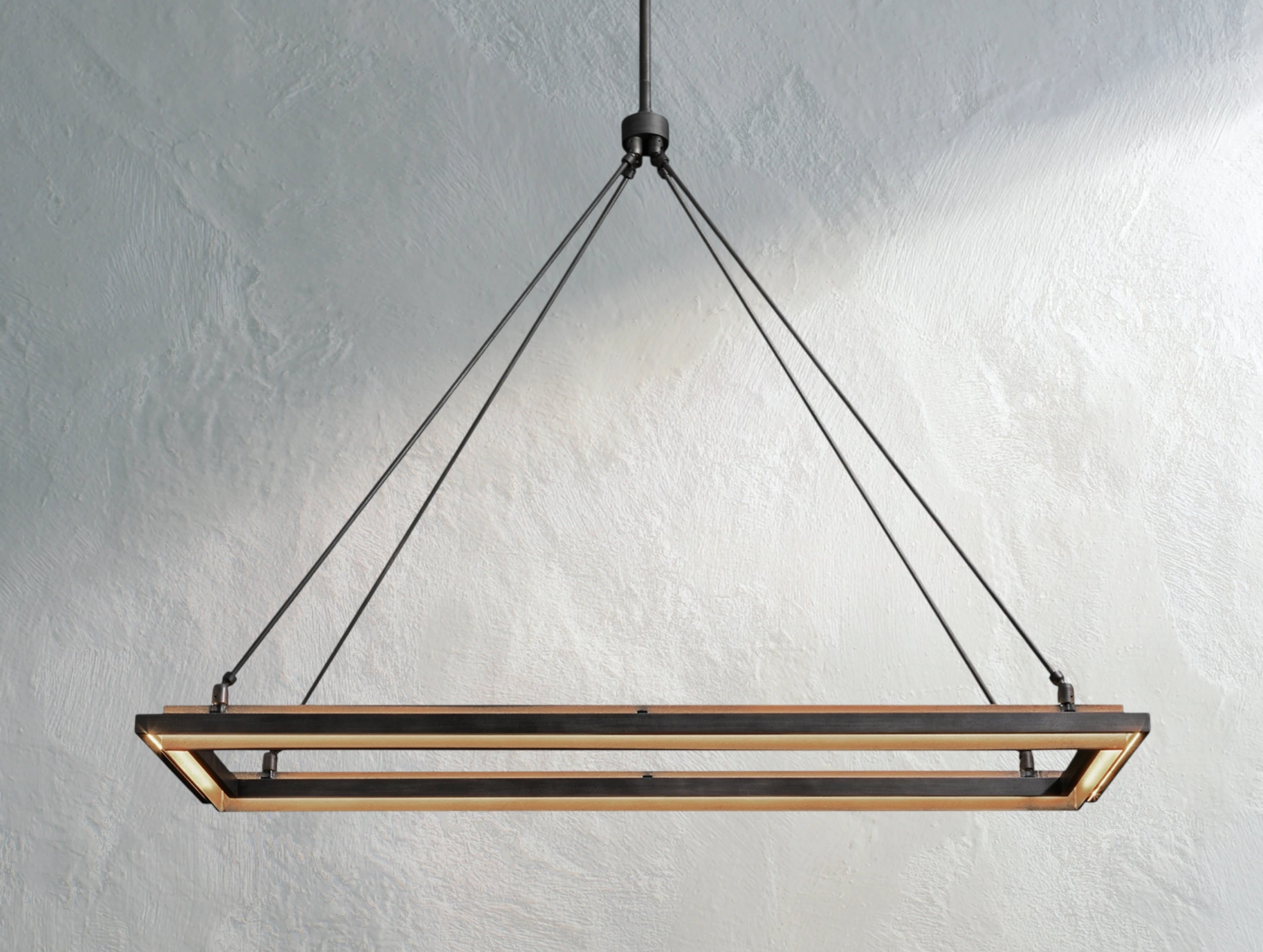 Pelta Rectangular Chandelier