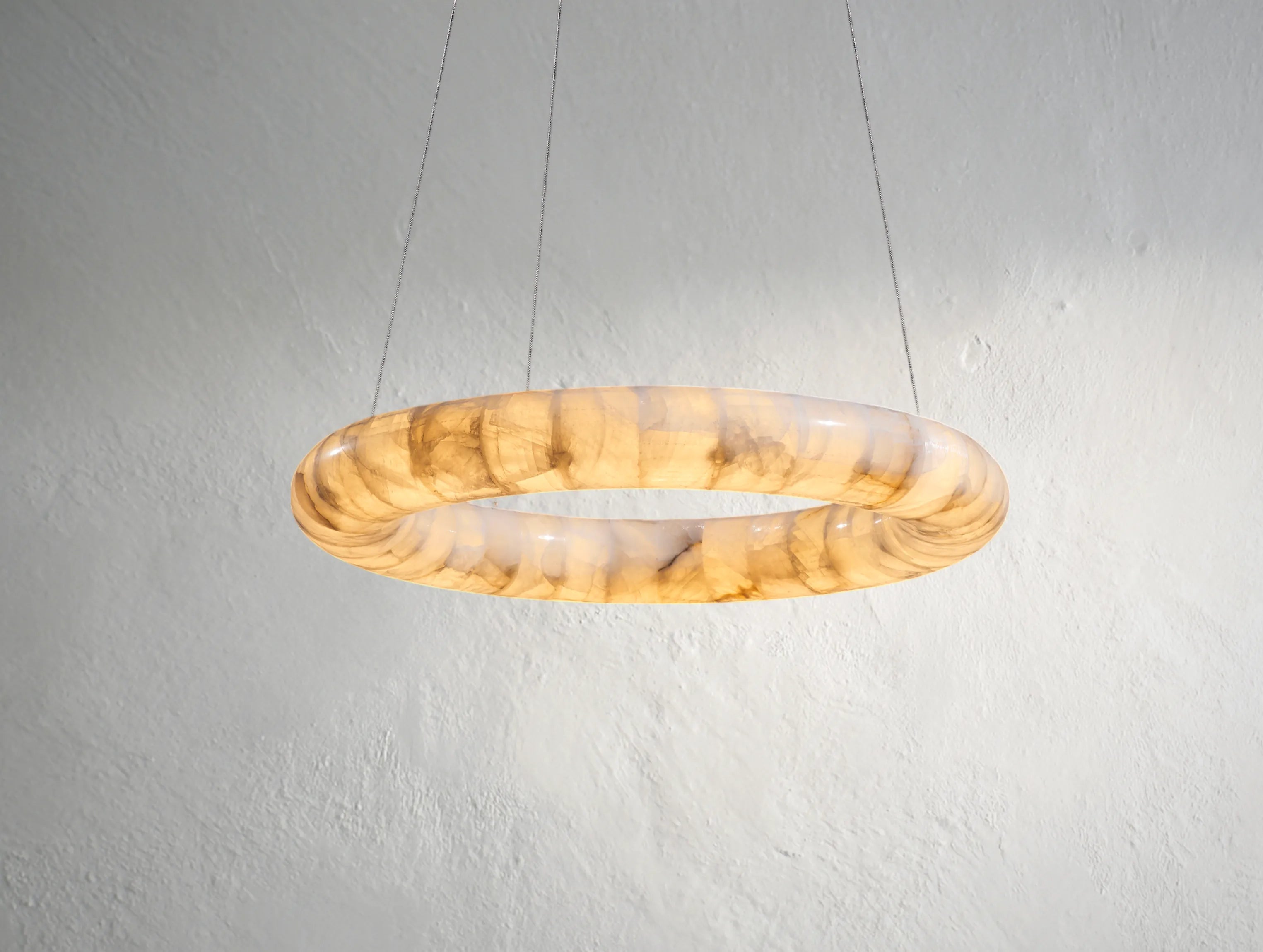 Lunara Curve Calcite Chandelier