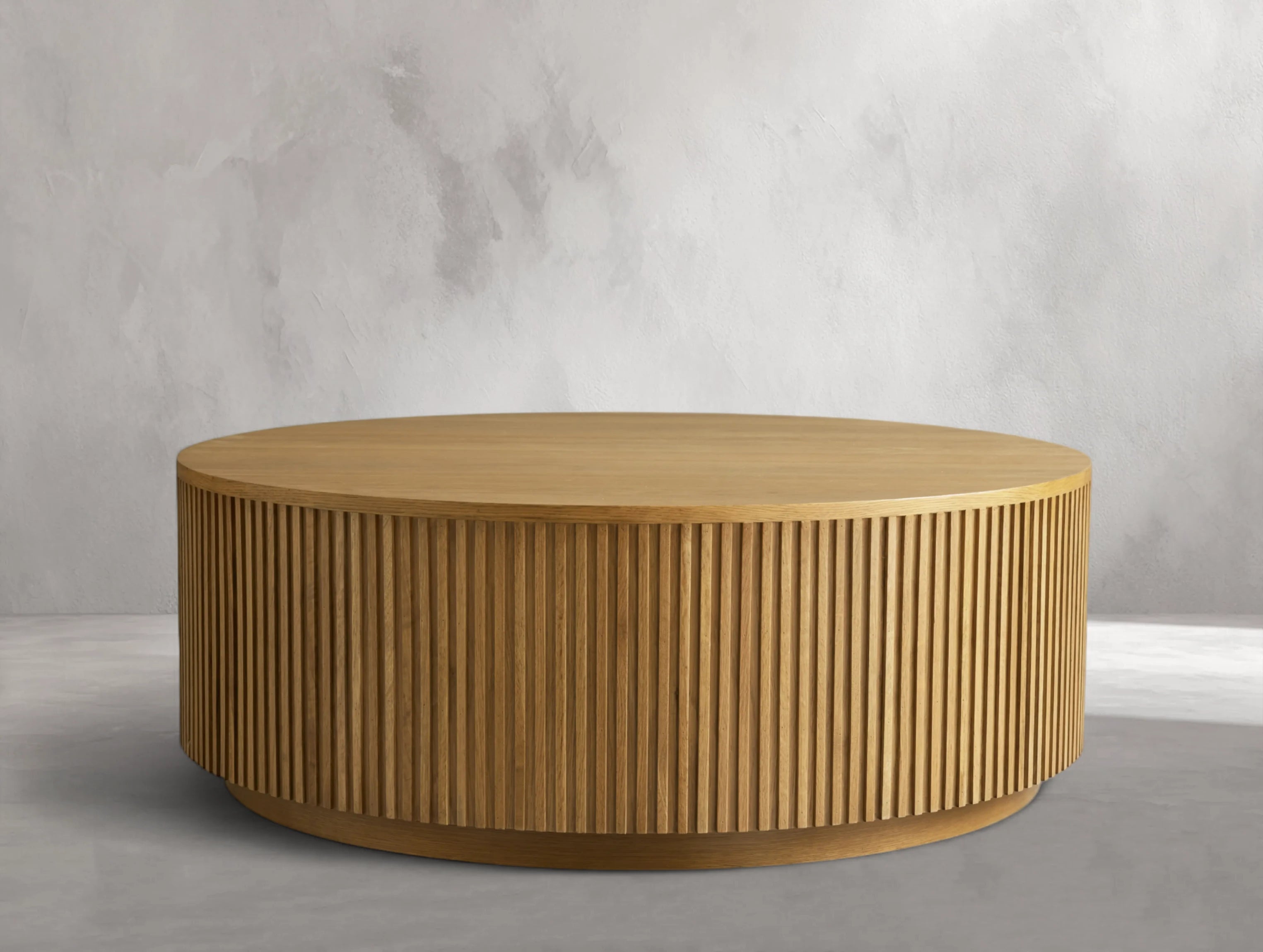 Rolphin Round Wood Coffee Table