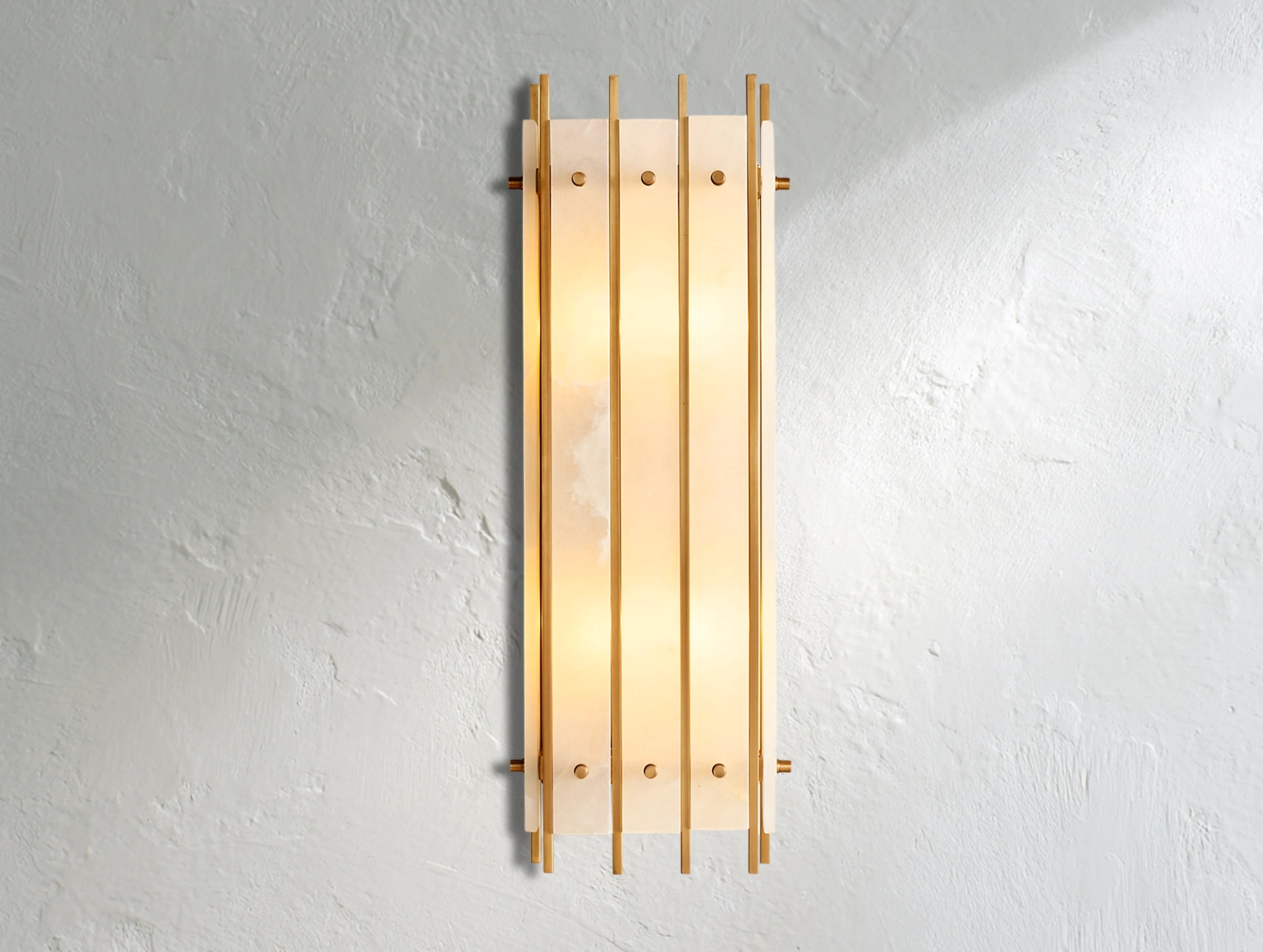 Royce Alabaster Grand Rectangular Sconce