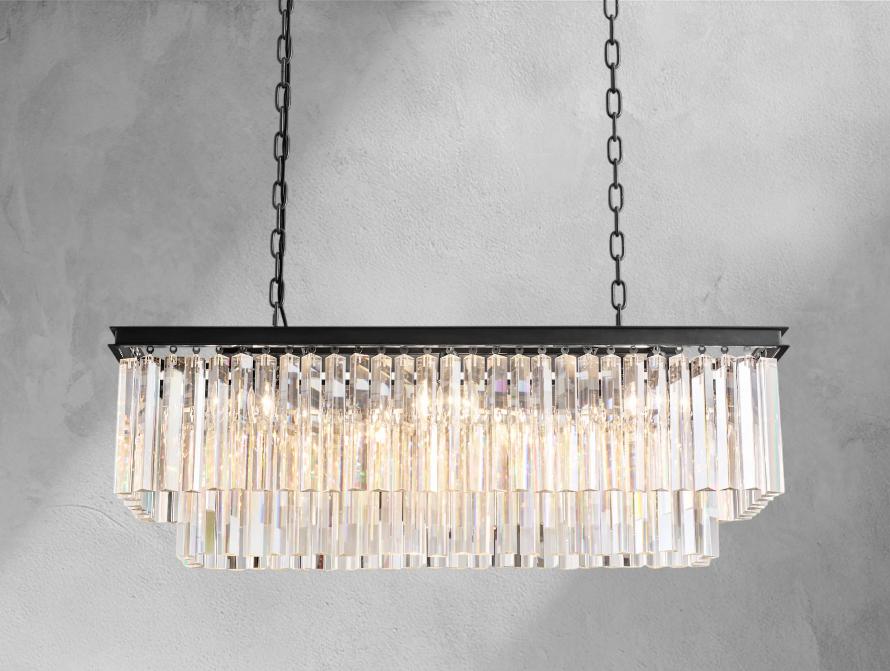 Pukinos Rectangular Chandelier
