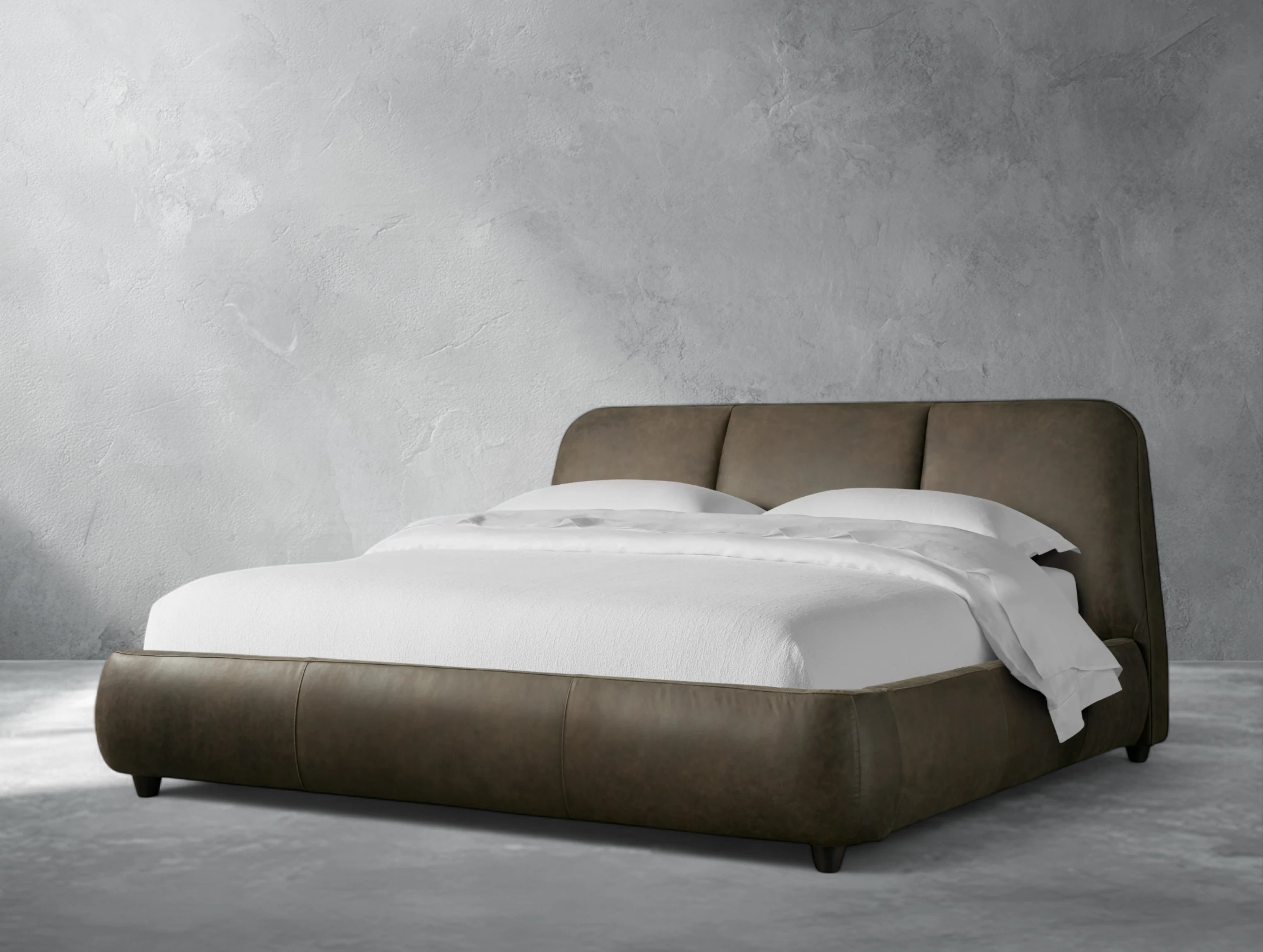 Liknnan Leather Bed
