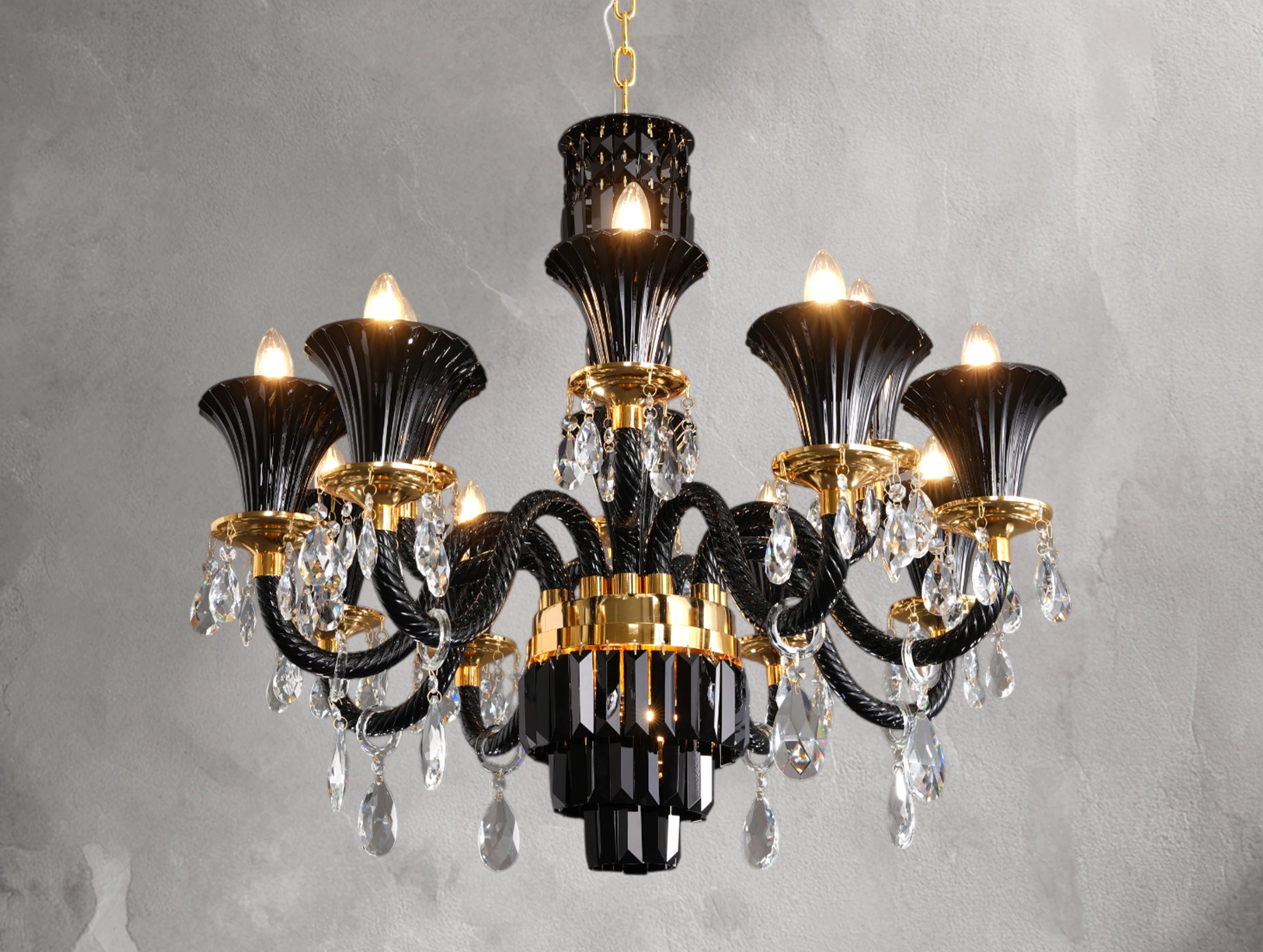 Notiasus Glass Round Chandelier