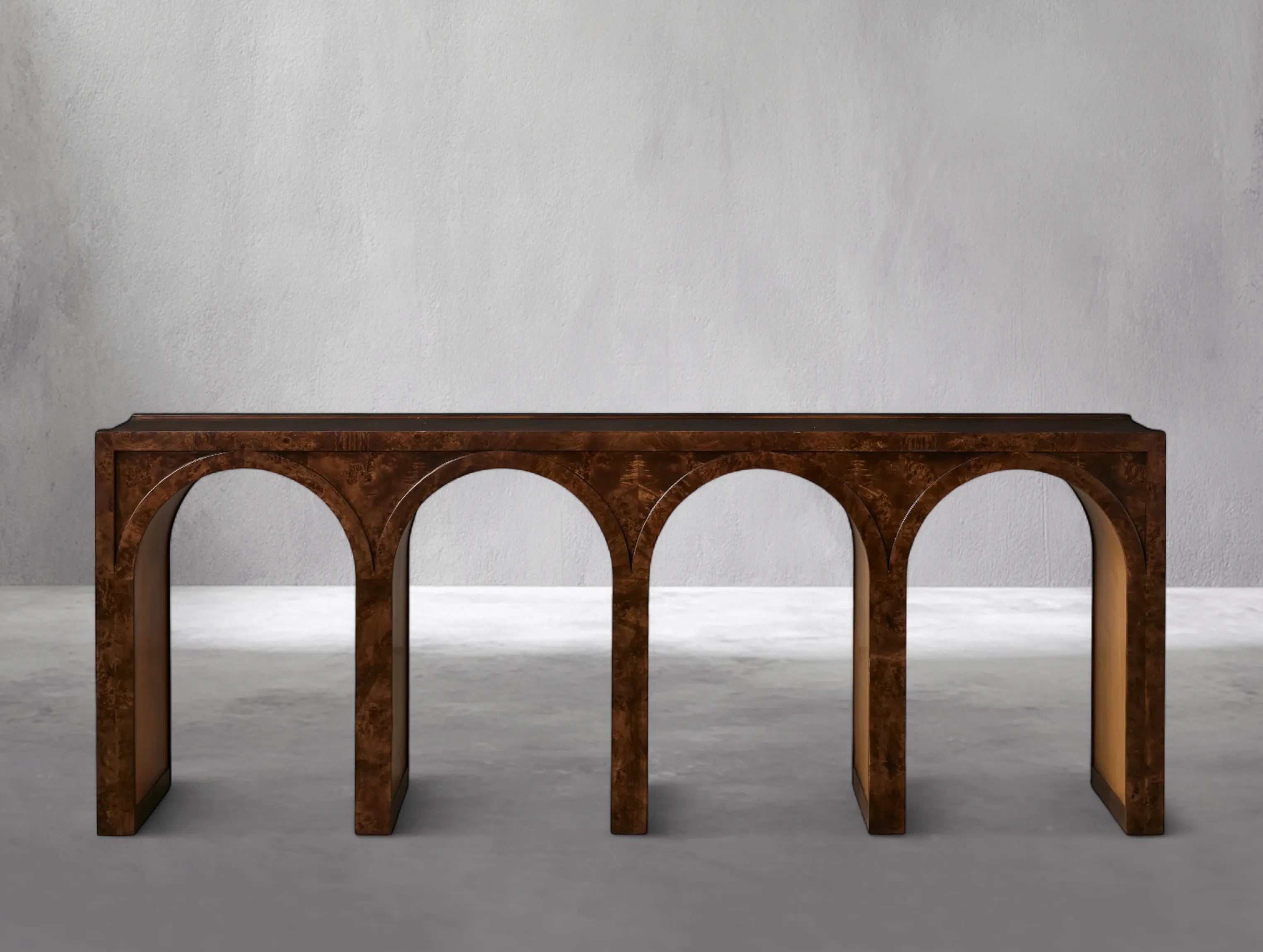 Hottiy Burl Console Table