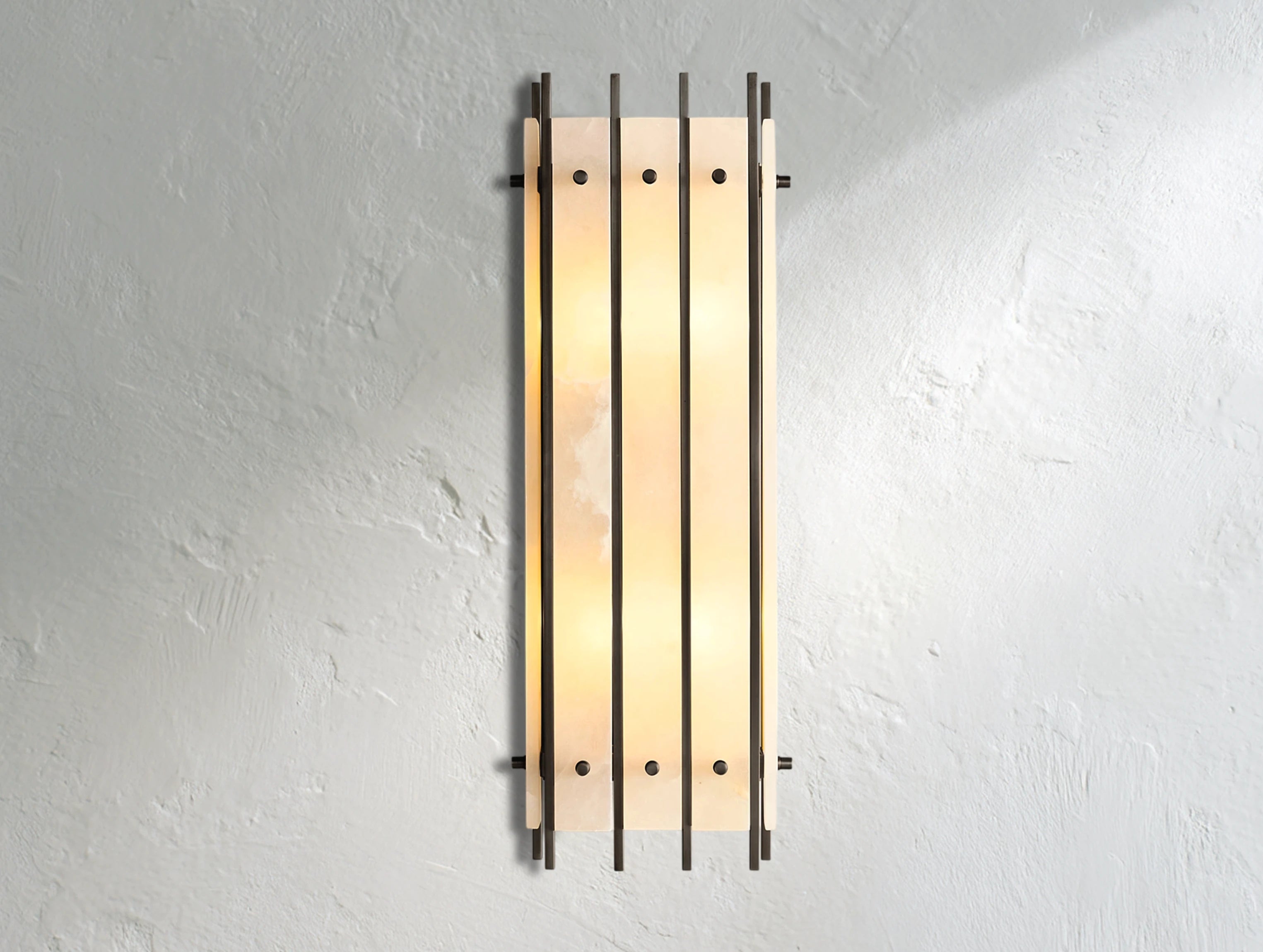 Royce Alabaster Grand Rectangular Sconce
