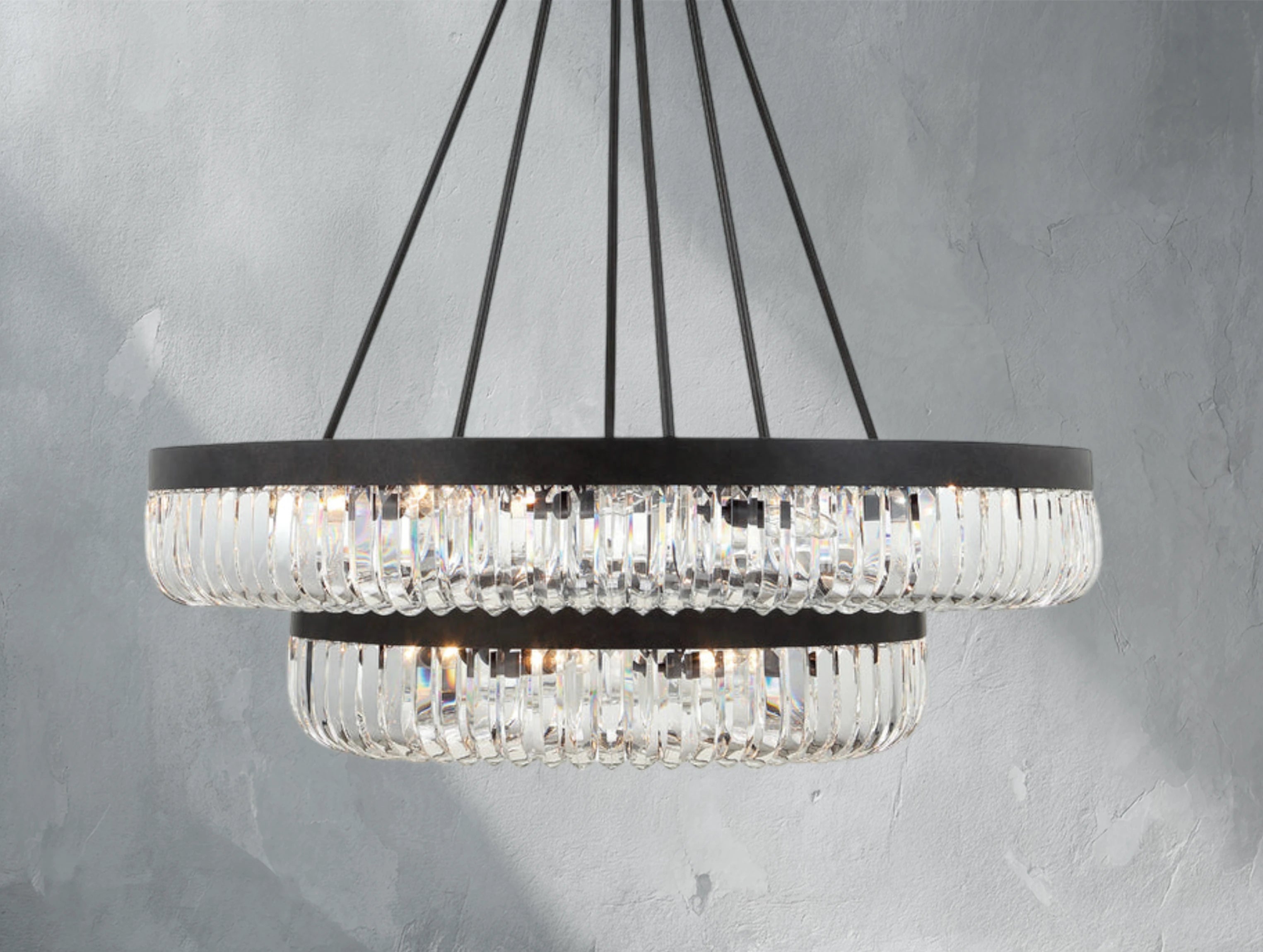 Schlery Two-Tier Round Chandelier