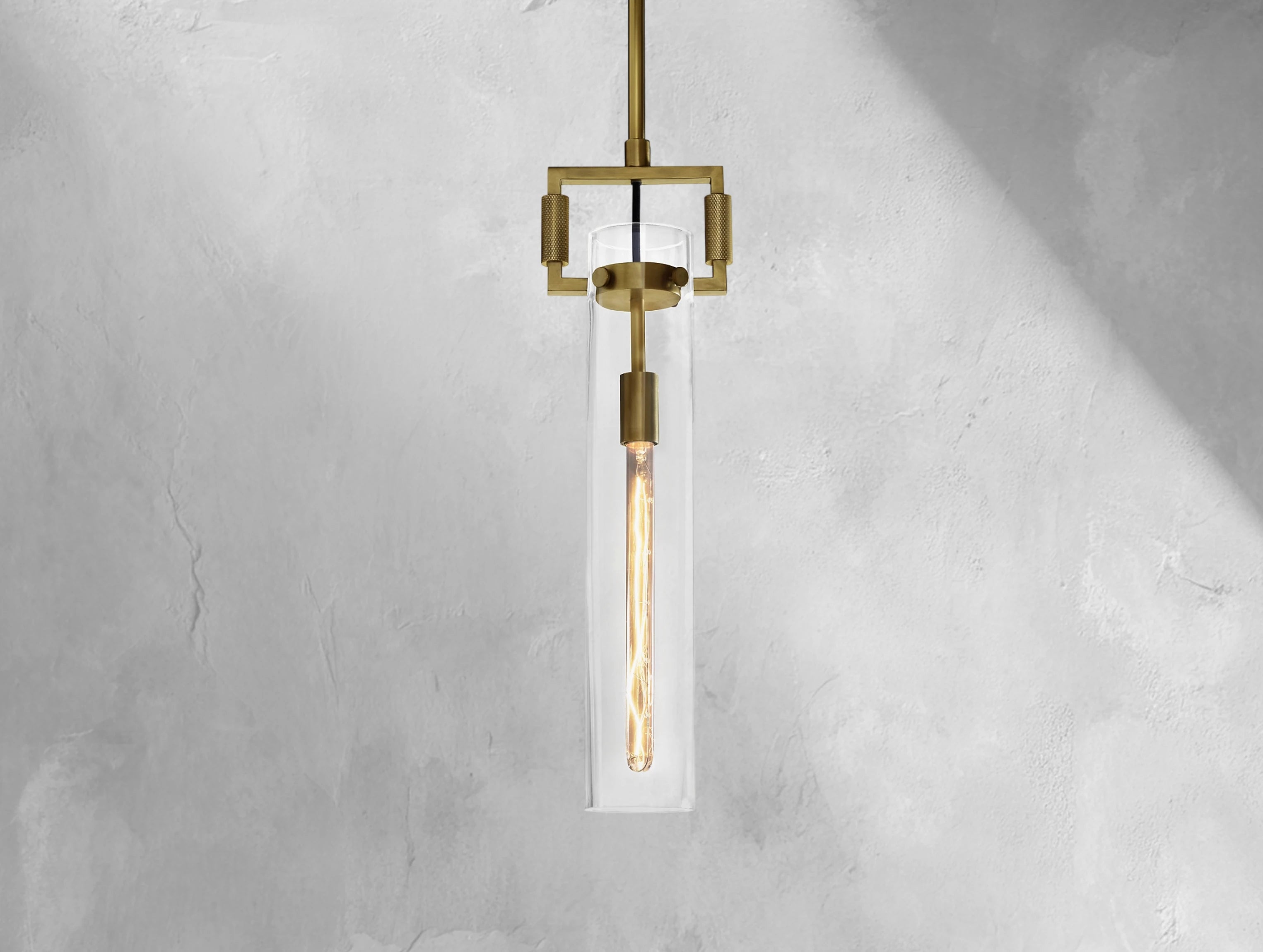 Mechanic Glass Cylinder Pendant