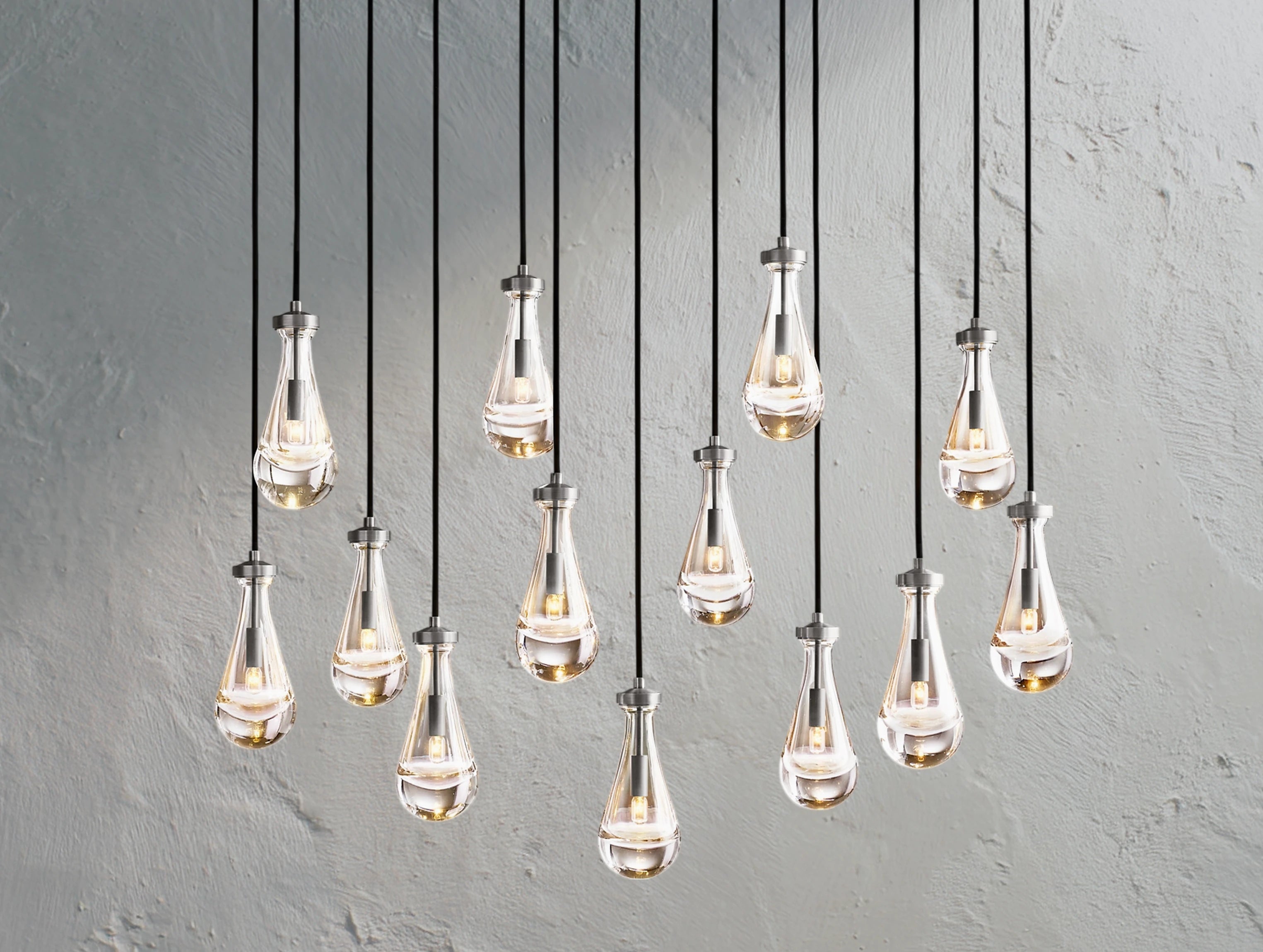 Rainfall Rectangular Chandelier