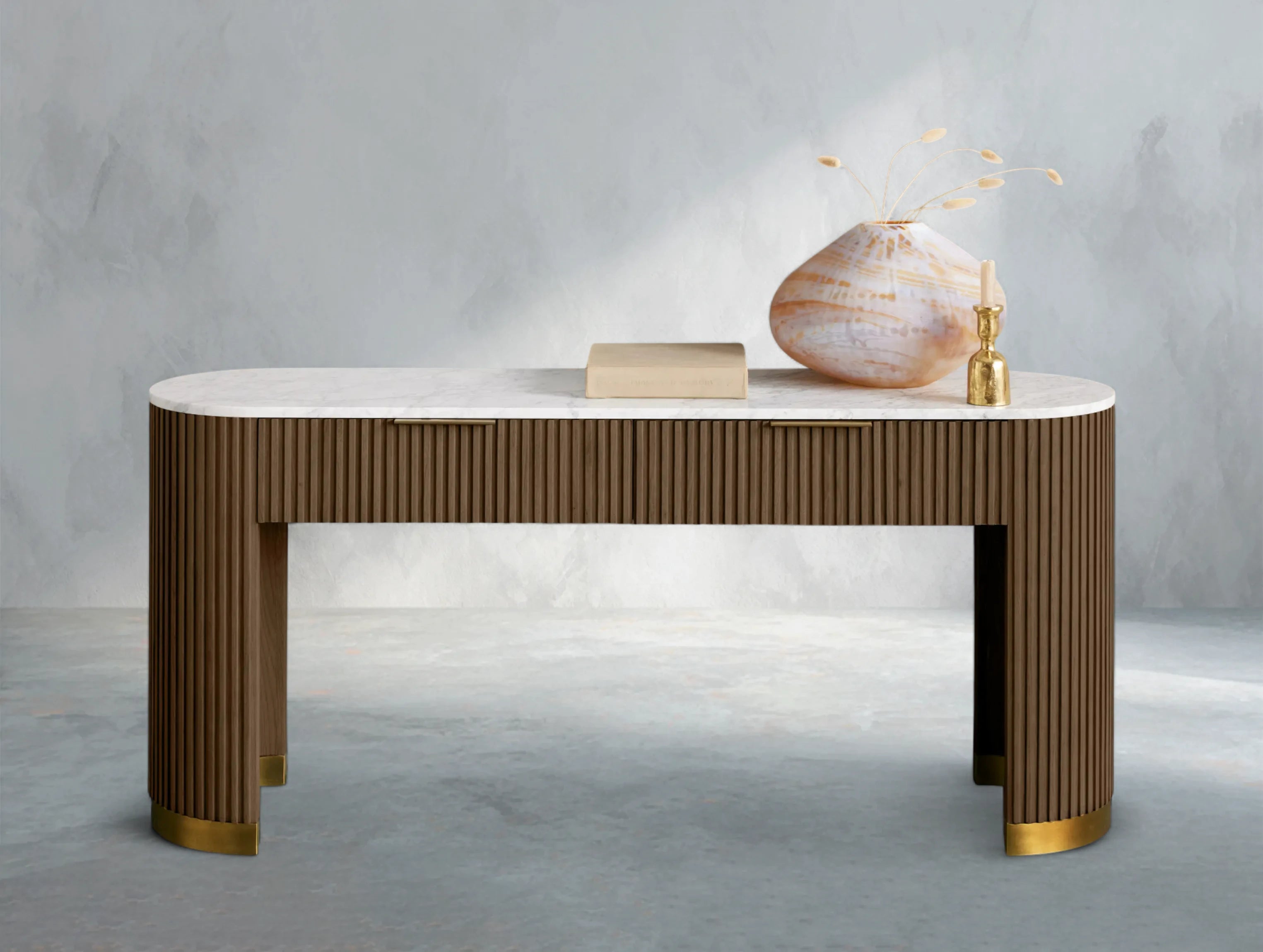Rolphin Storage Console Table