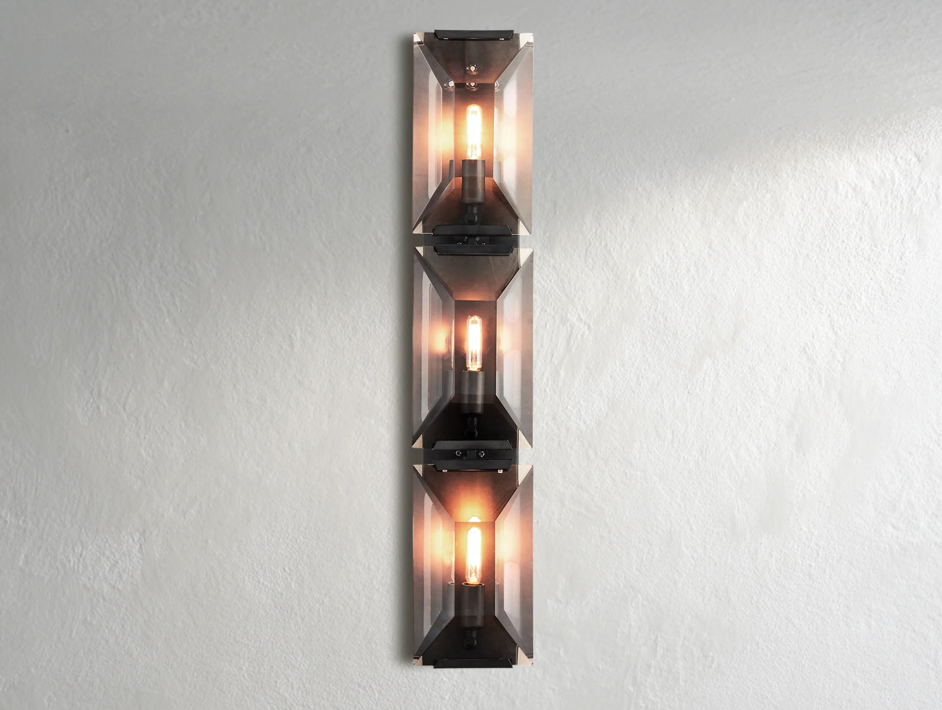 Valonne Crystal Triple Sconce