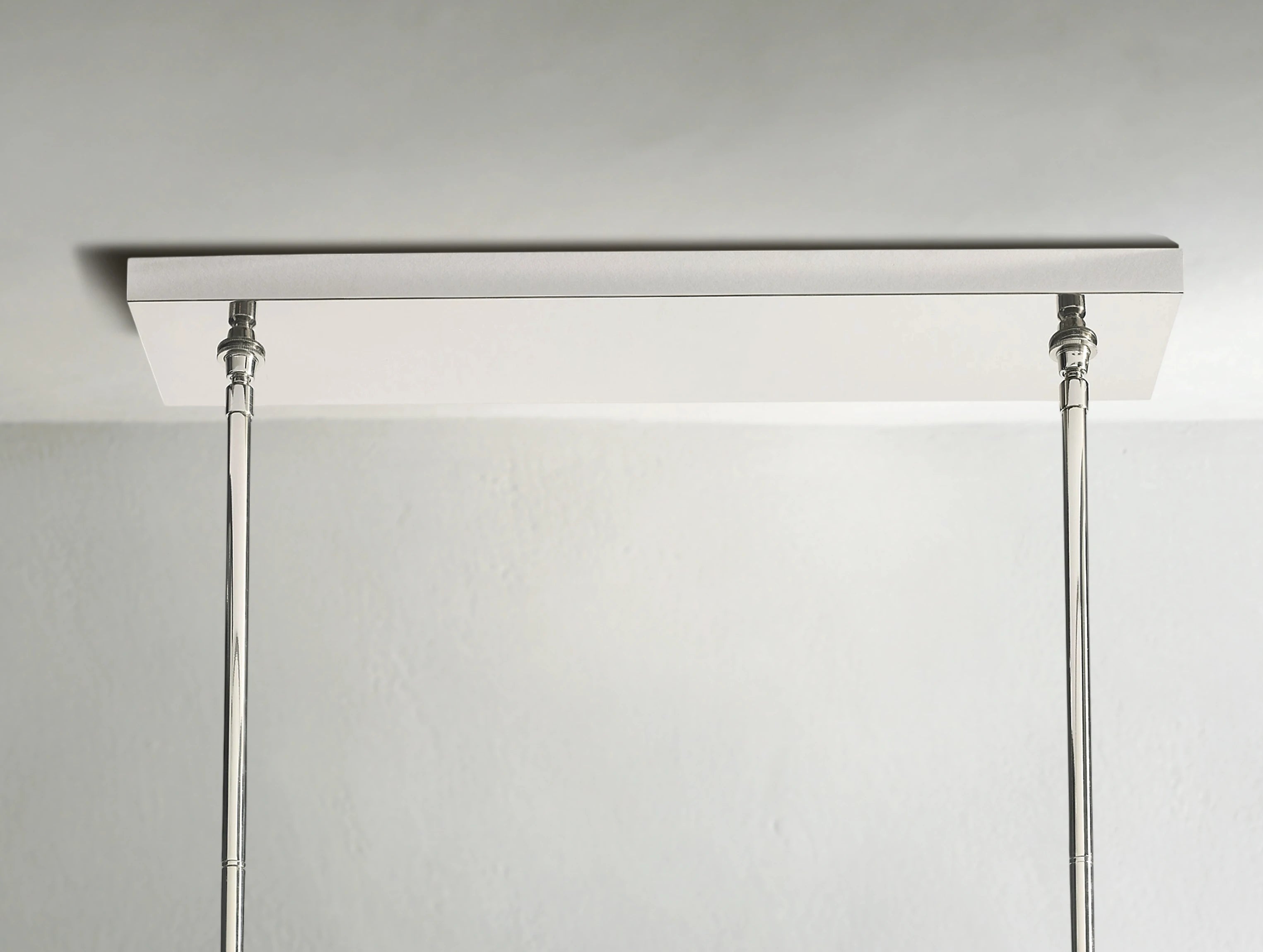 Orbital Cristal Glass Double Linear Chandelier