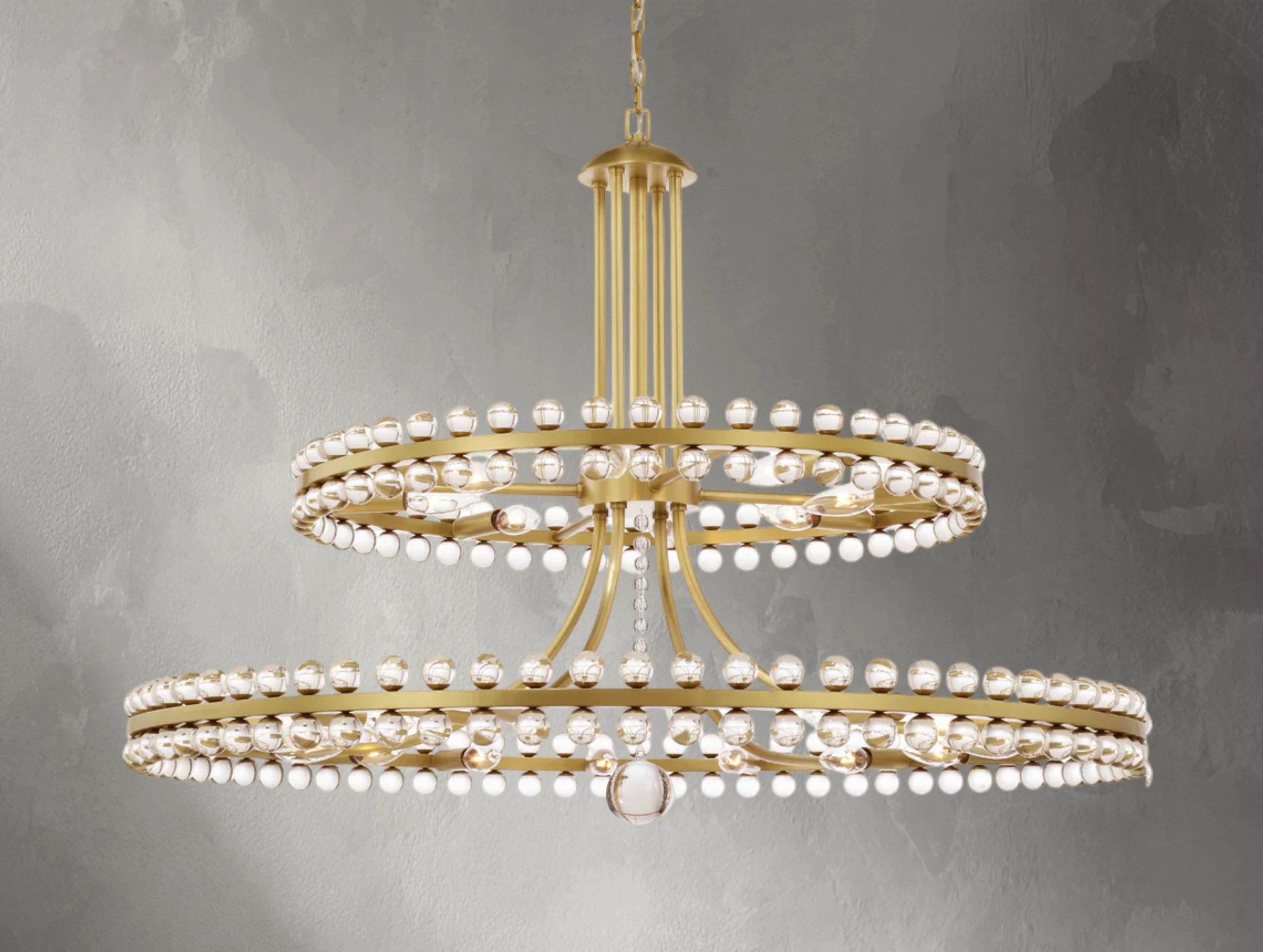 Karachi Two-Tier Round Chandelier