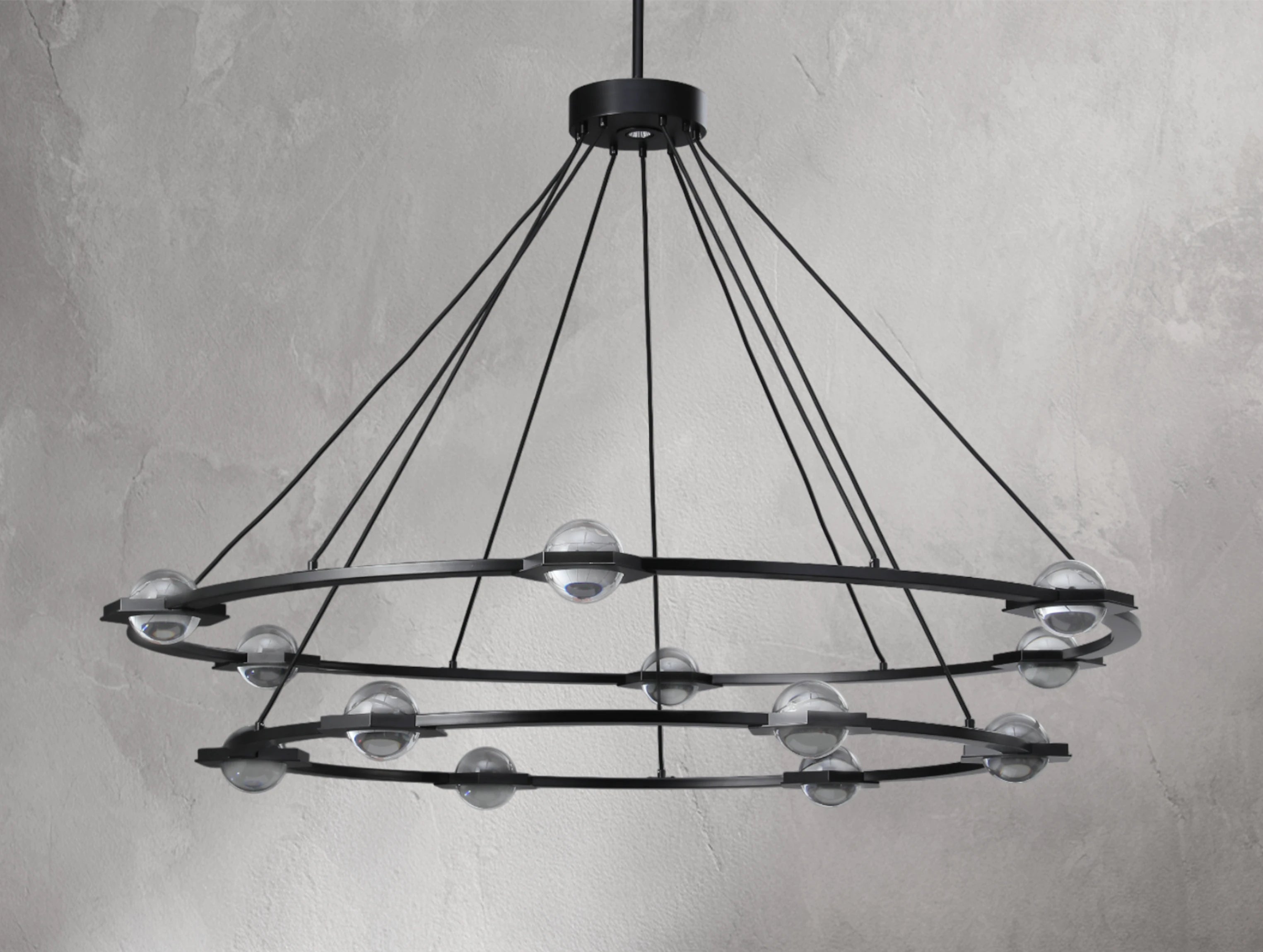 Ekratant Two-Tier Round Chandelier