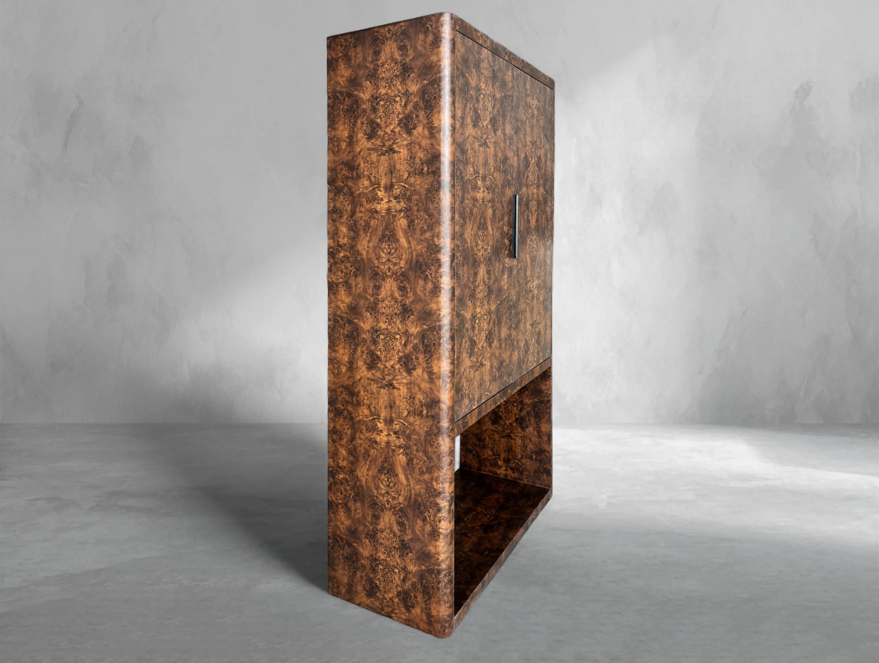 Roryland Burl Bar Cabinet
