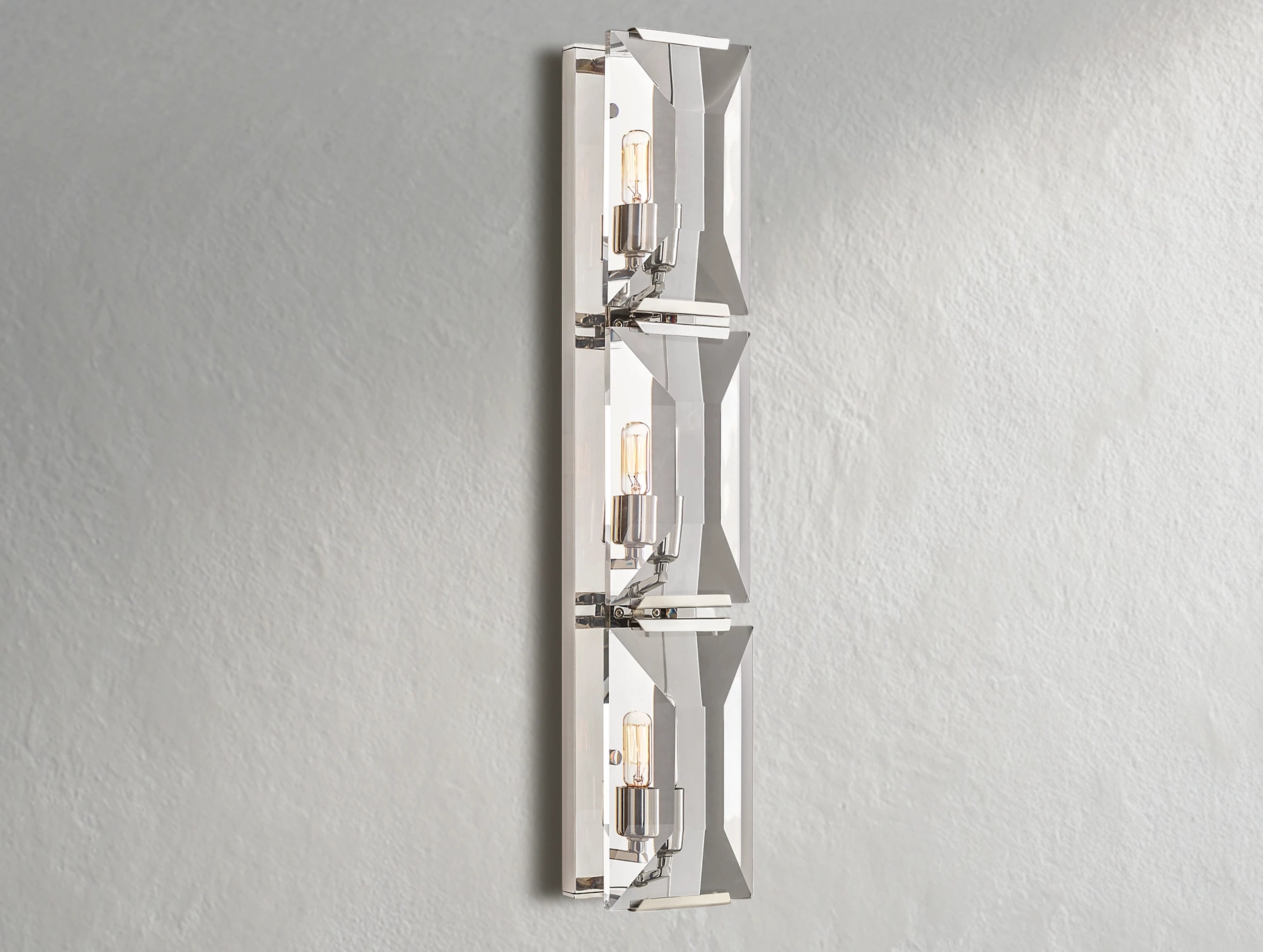Valonne Crystal Triple Sconce
