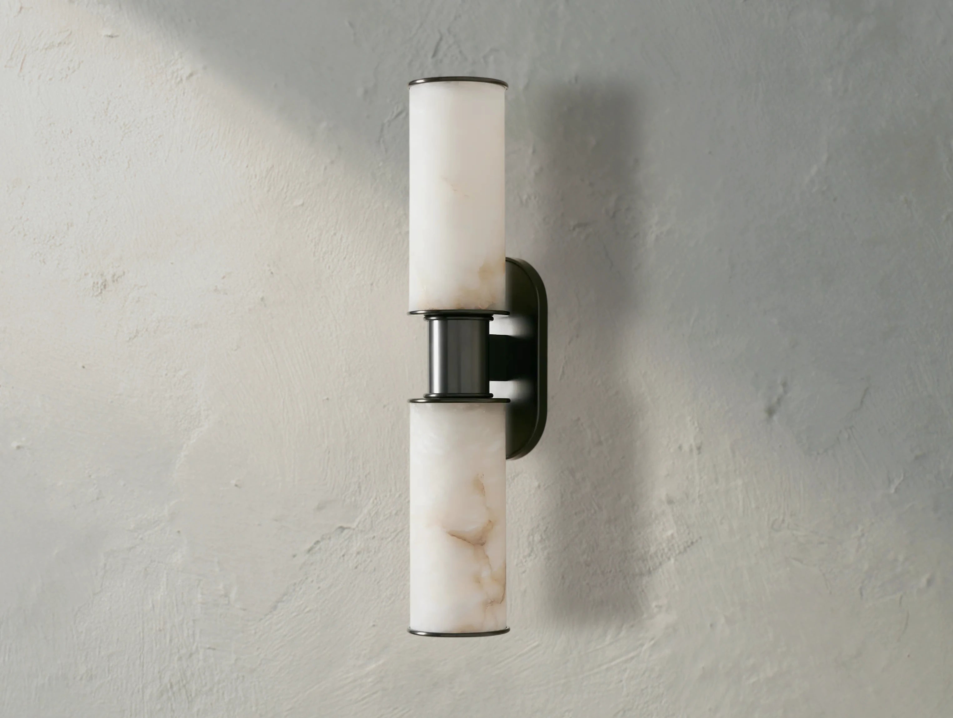 Horlin Double Sconce in Alabaster