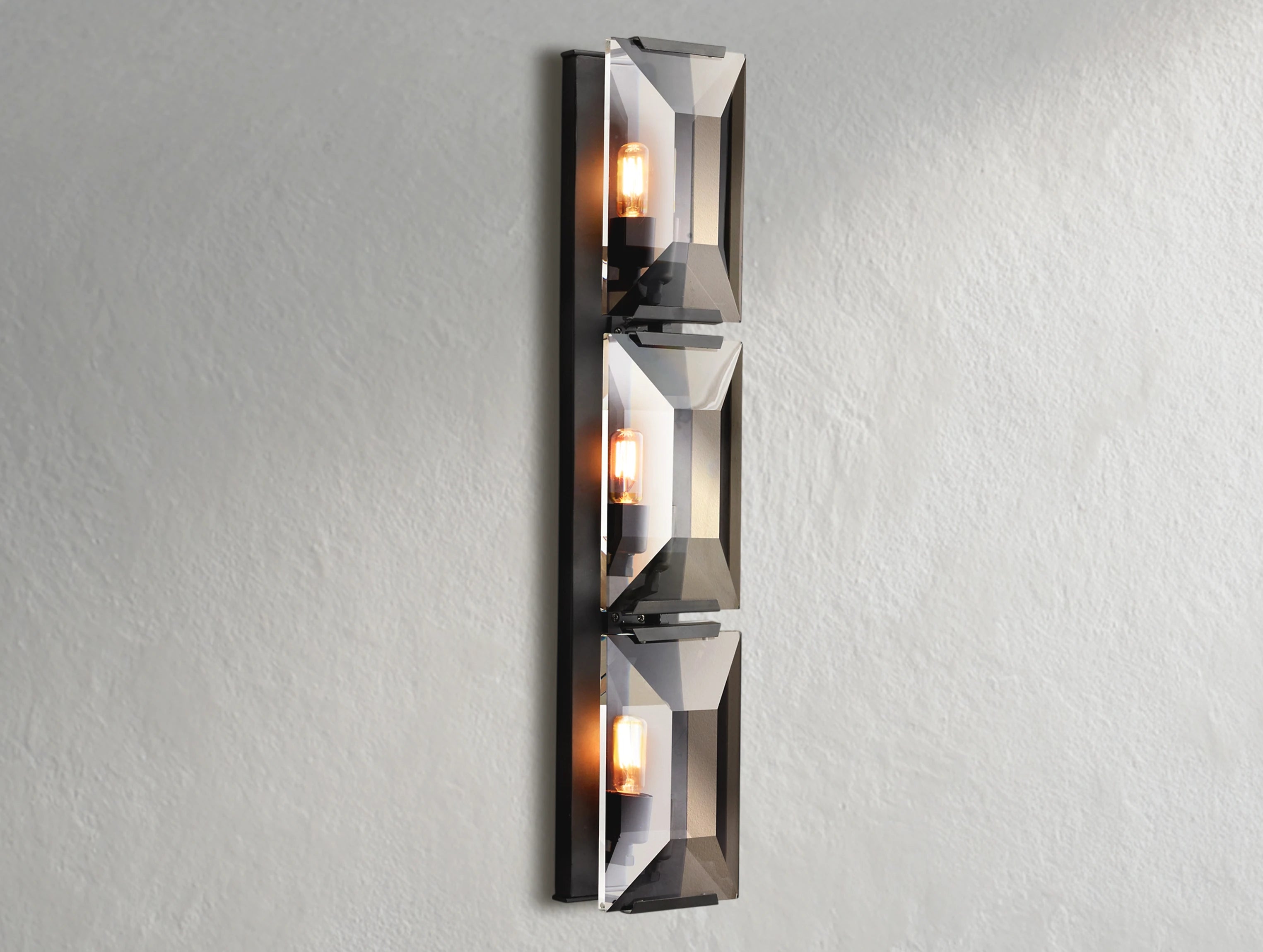 Valonne Crystal Triple Sconce