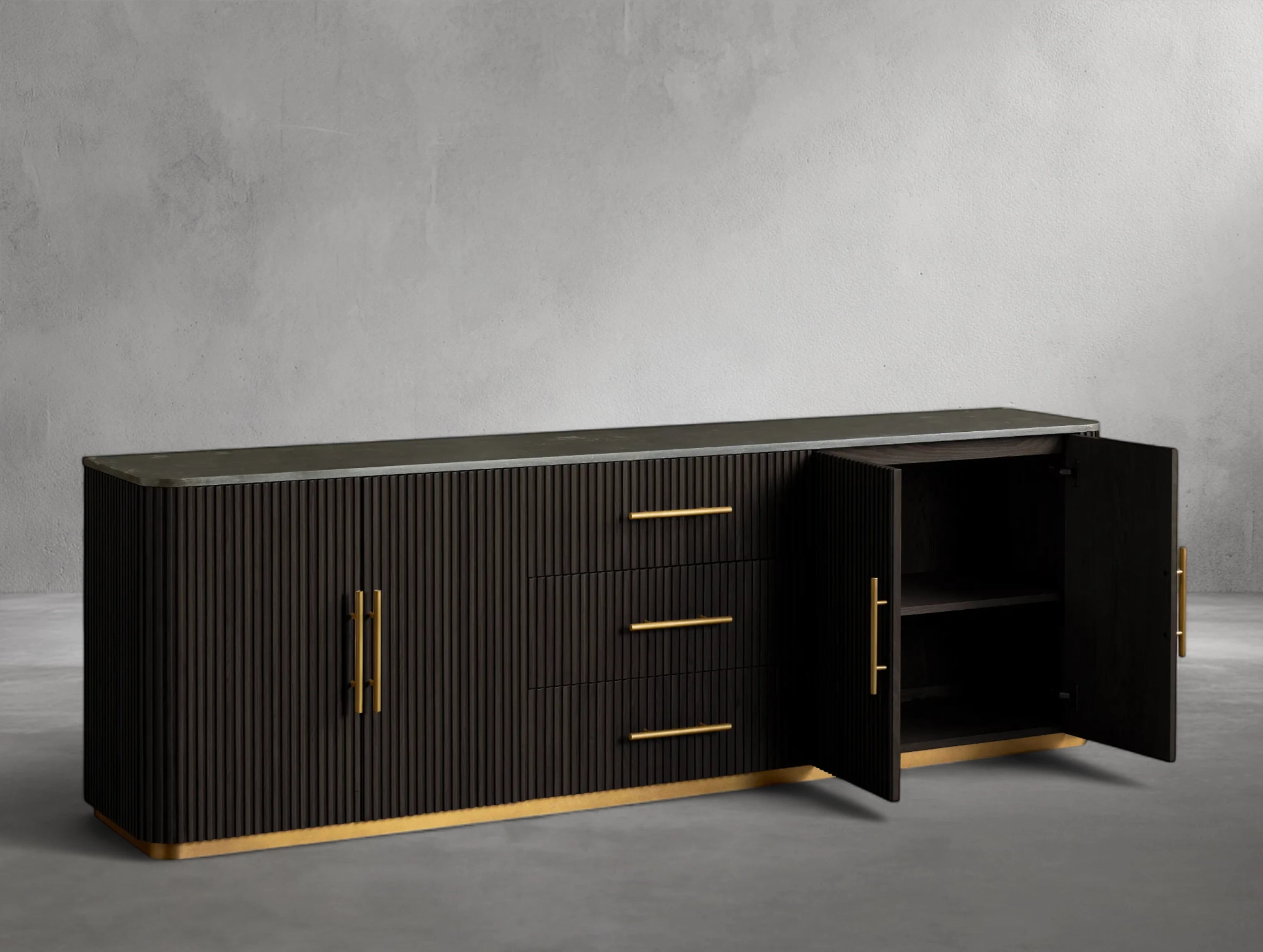 Rolphin Plinth Sideboard with Drawers
