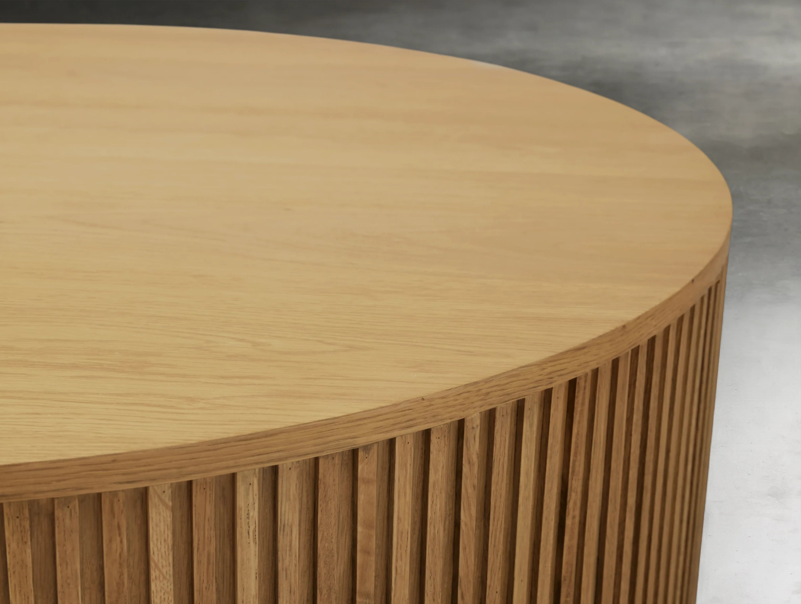 Rolphin Round Wood Coffee Table
