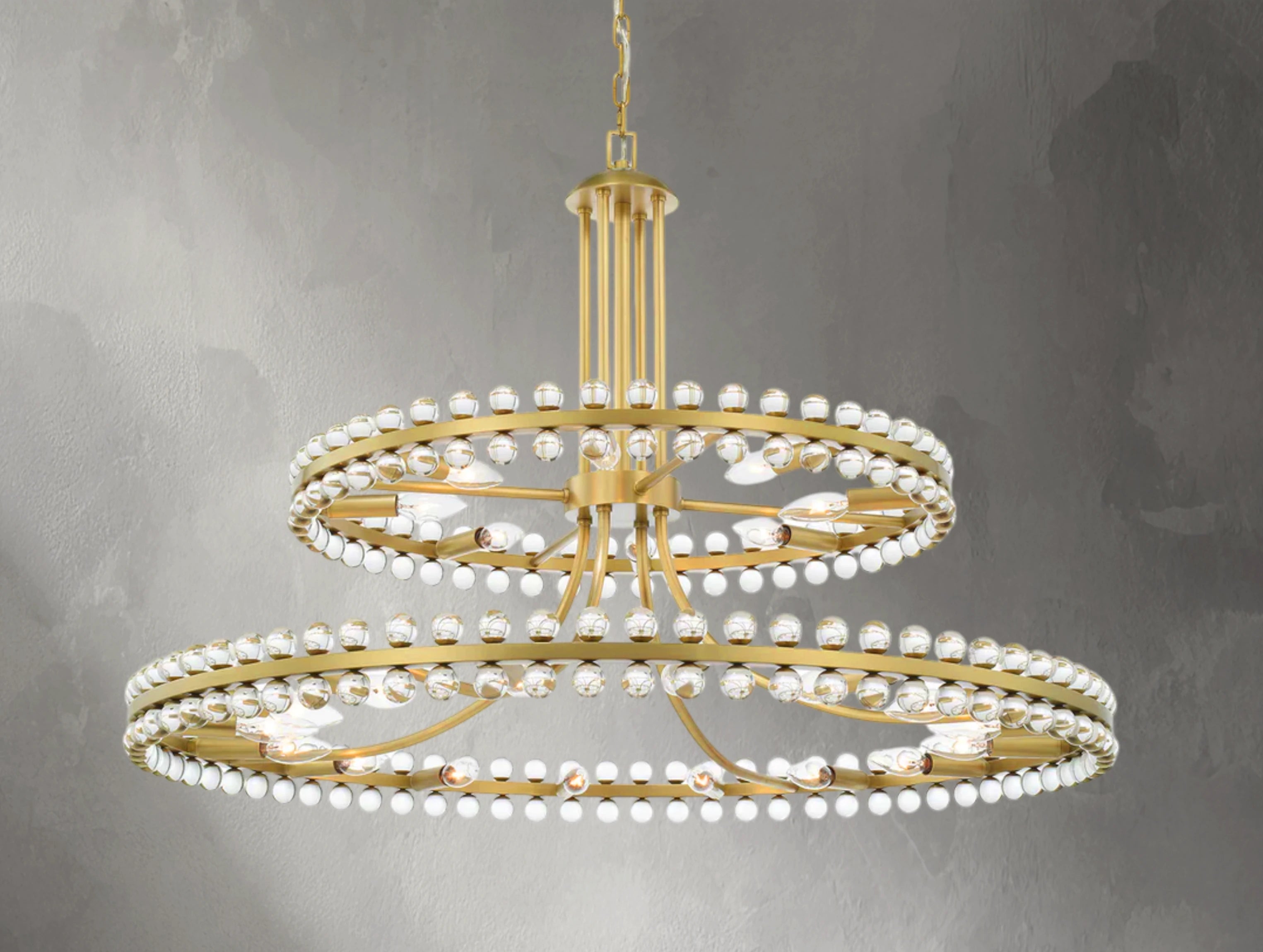 Karachi Two-Tier Round Chandelier