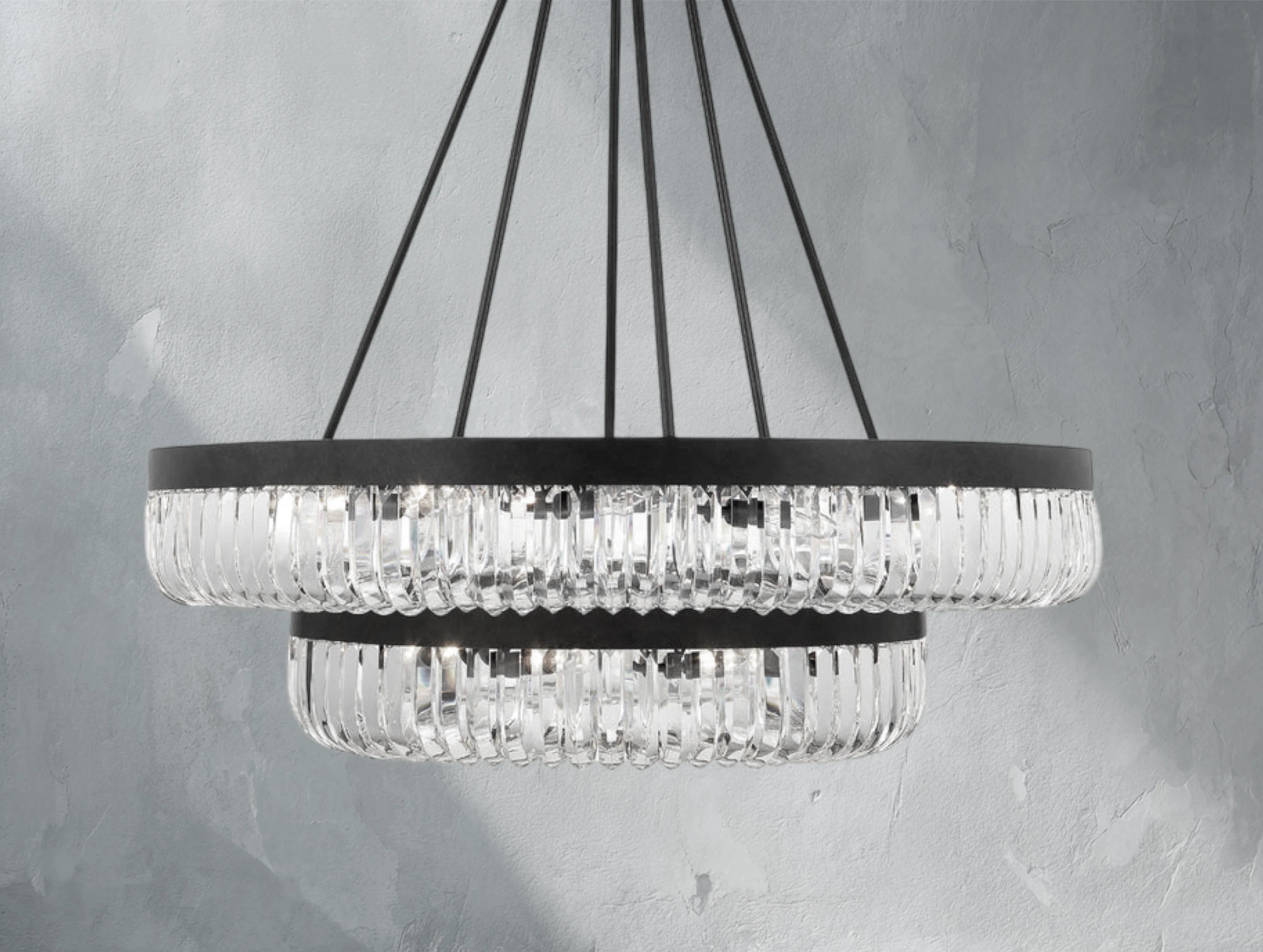 Schlery Two-Tier Round Chandelier