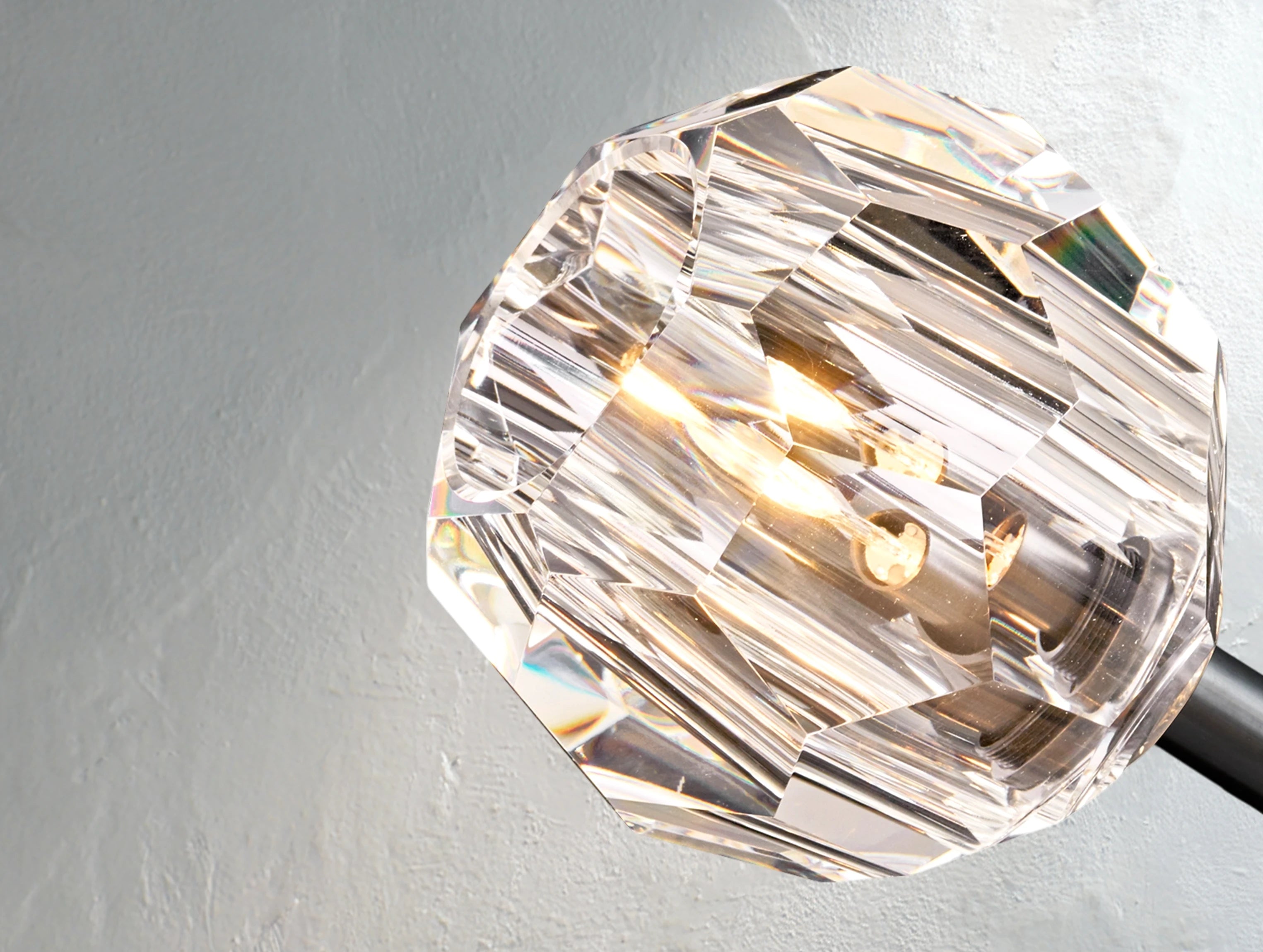 Orbital Cristal Glass Flushmount