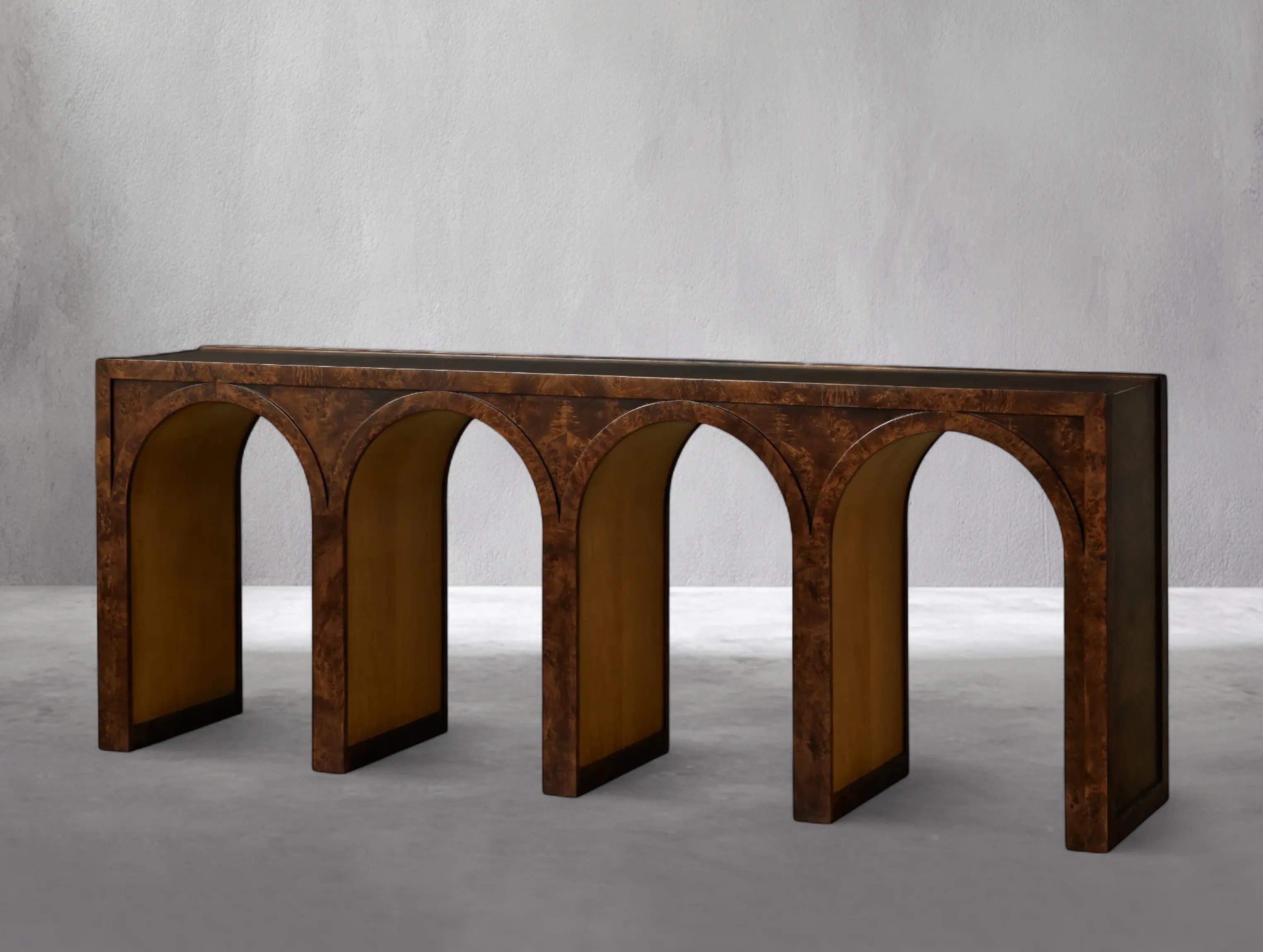 Hottiy Burl Console Table