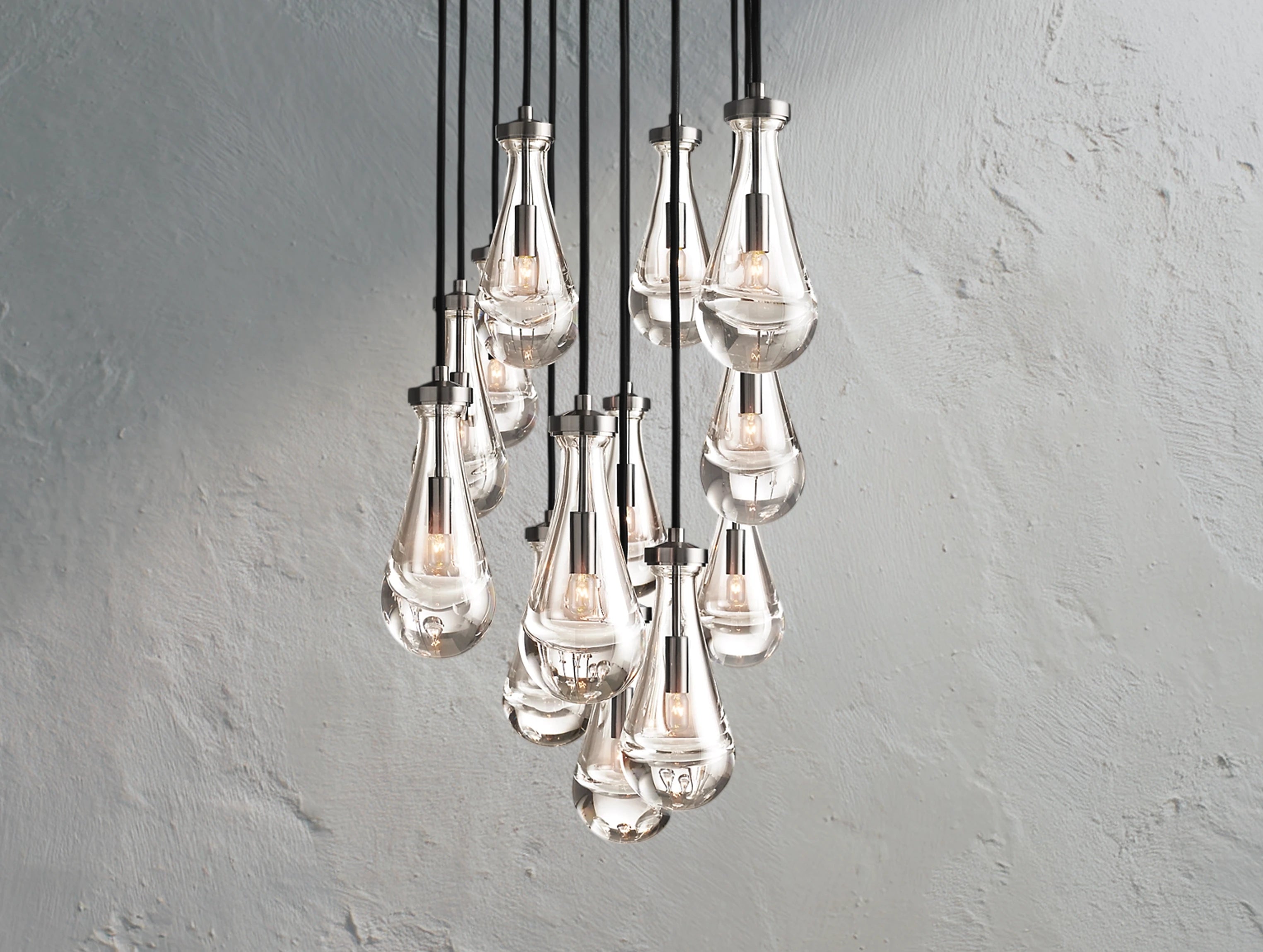 Rainfall Rectangular Chandelier