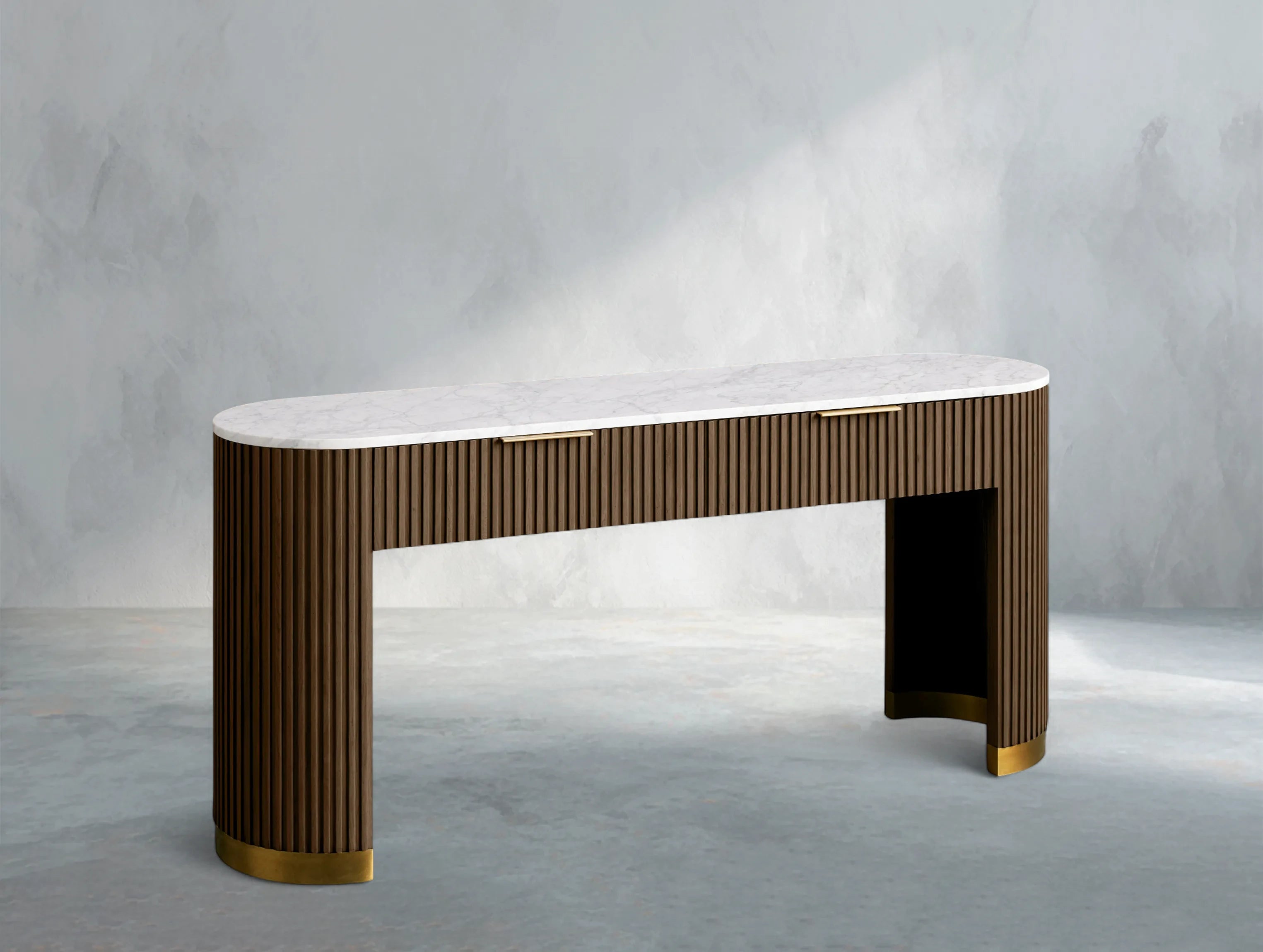 Rolphin Storage Console Table