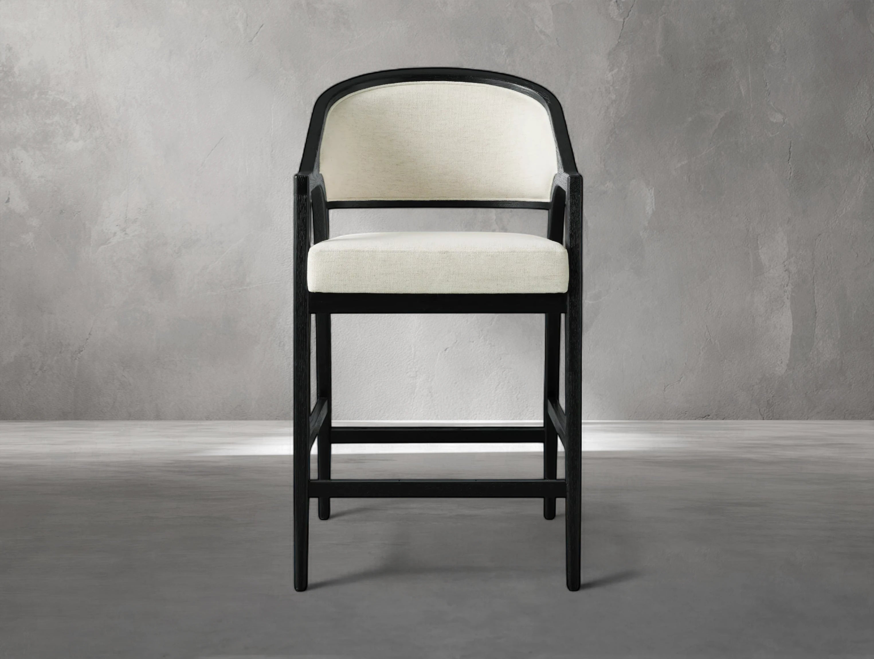 Emily Upholstered Back Counter Stool