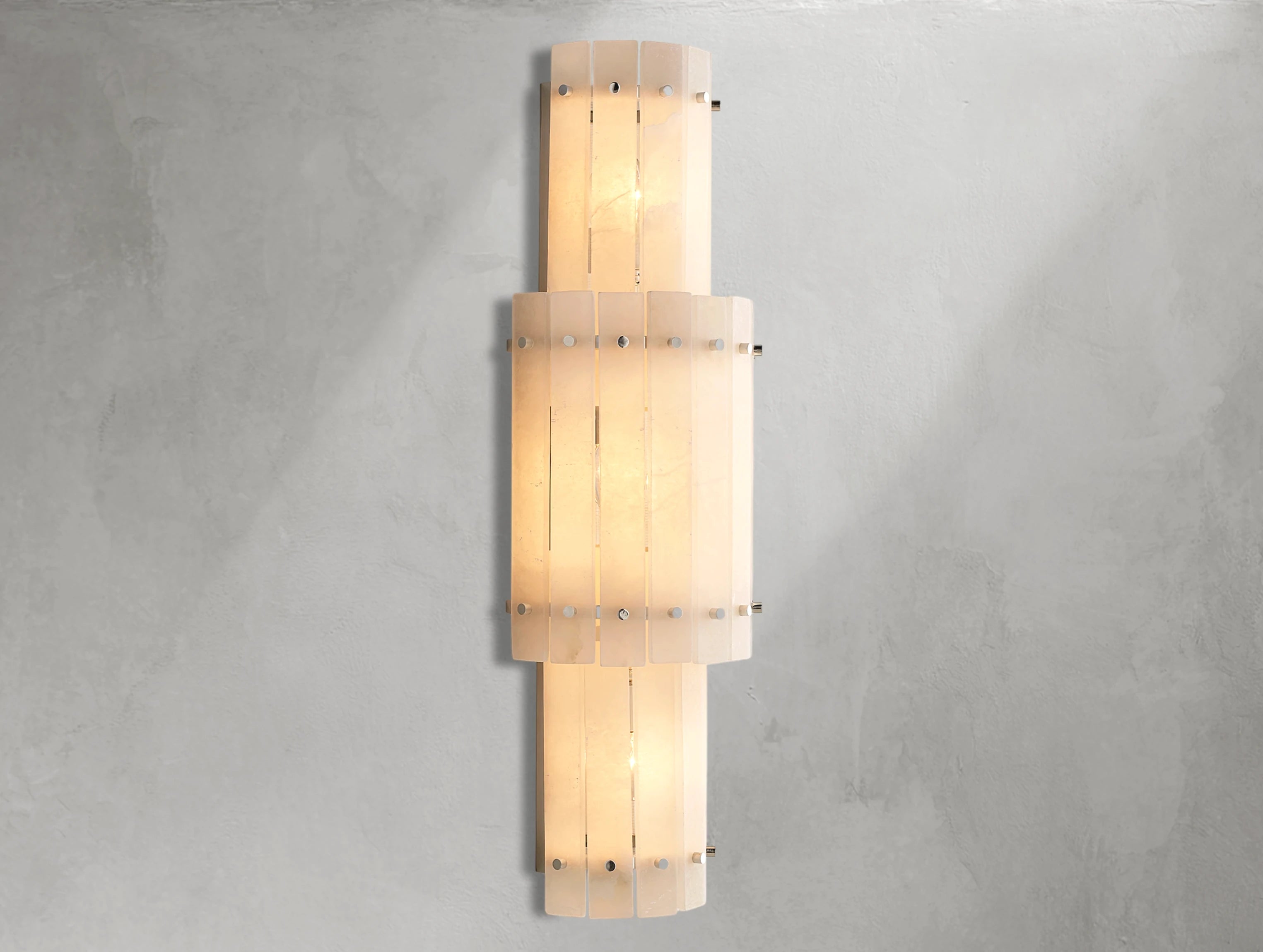 Royce Alabaster Grand Round Sconce