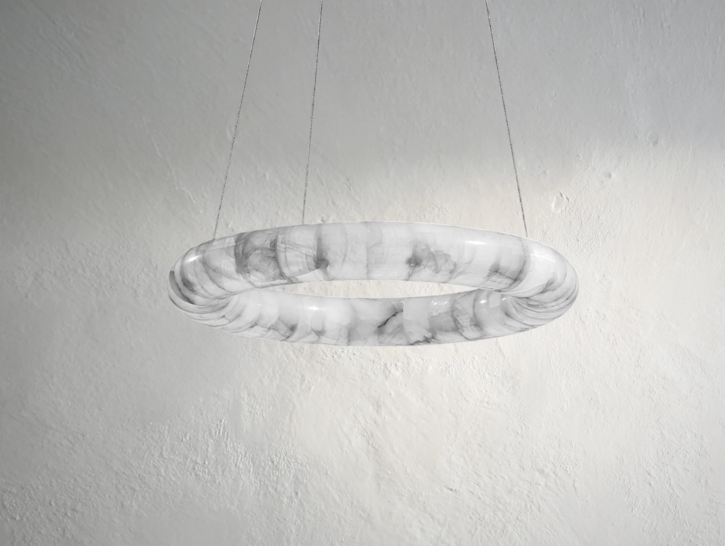 Lunara Curve Calcite Chandelier