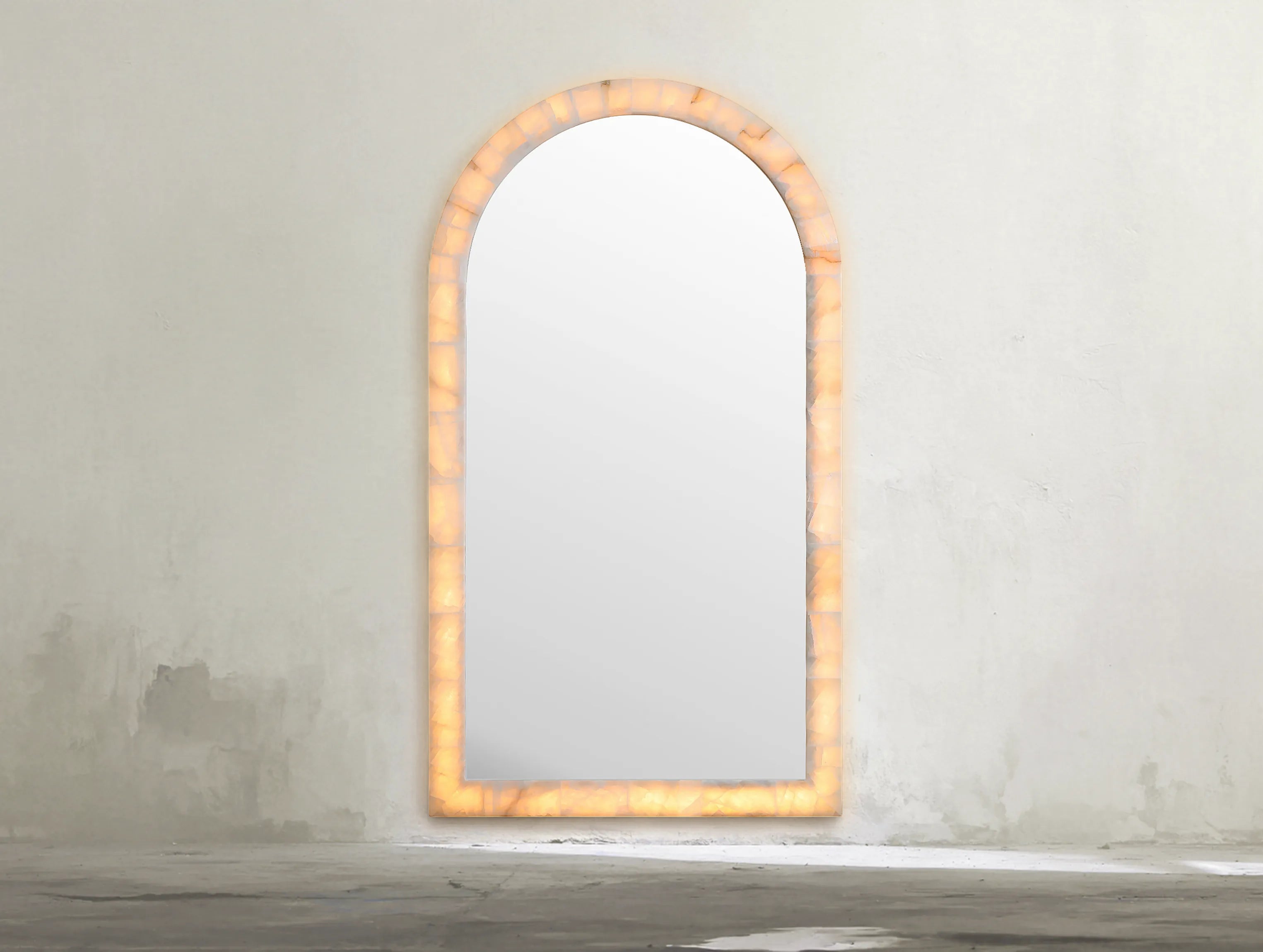 Hamary Calista Round Floor Mirror
