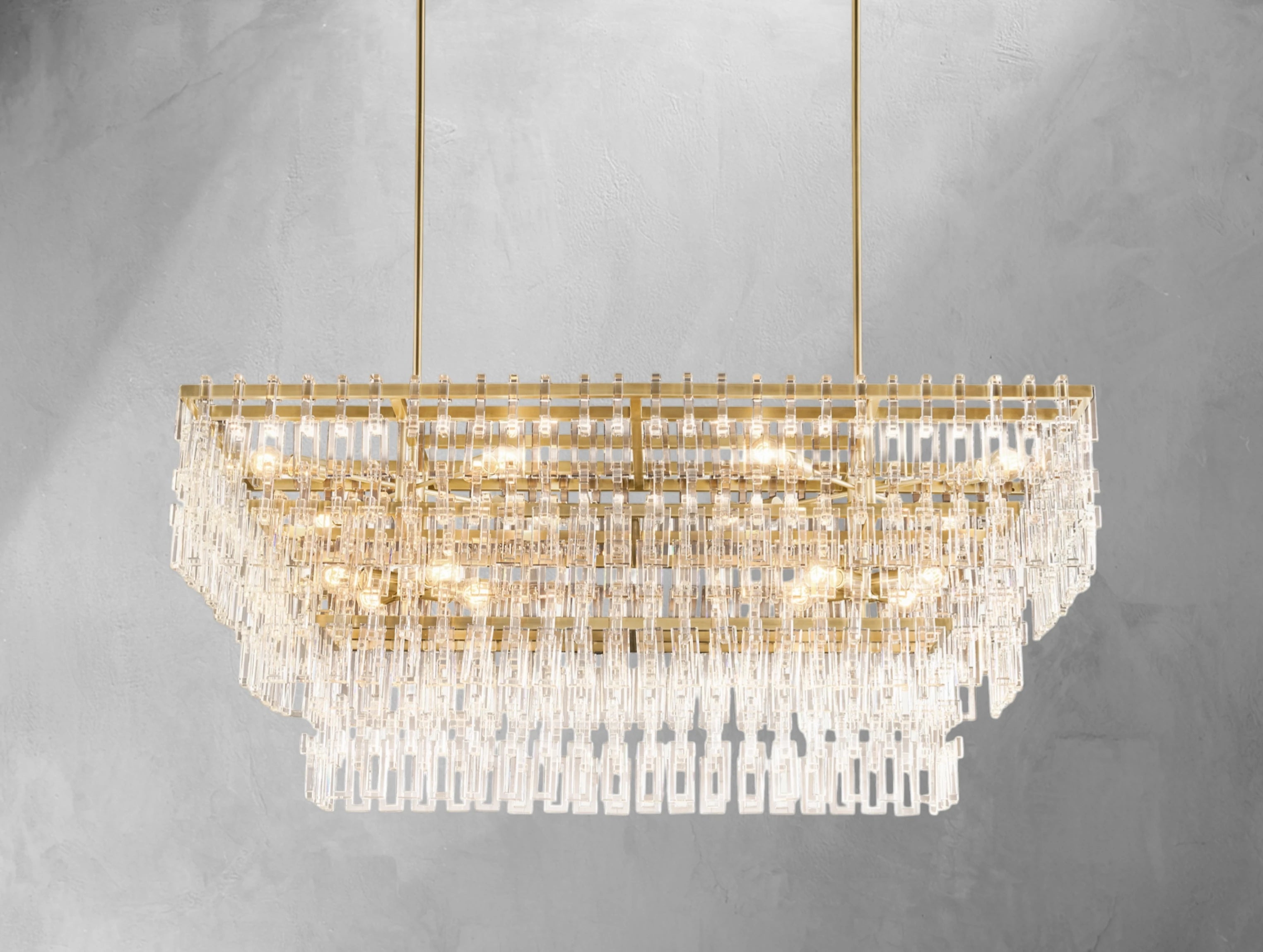 Marinette Tiered Rectangular Chandelier