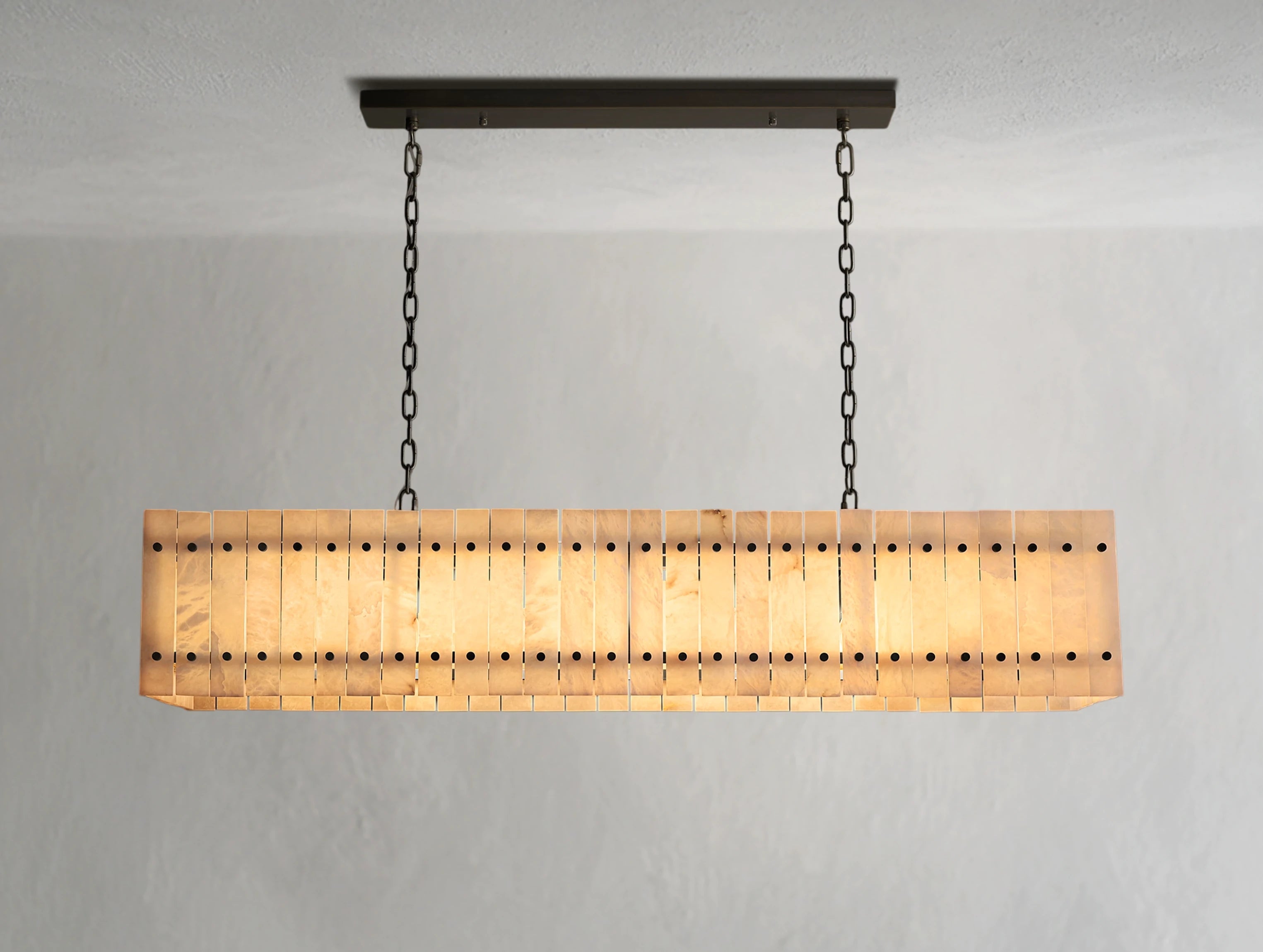 Royce Alabaster Linear Chandelier