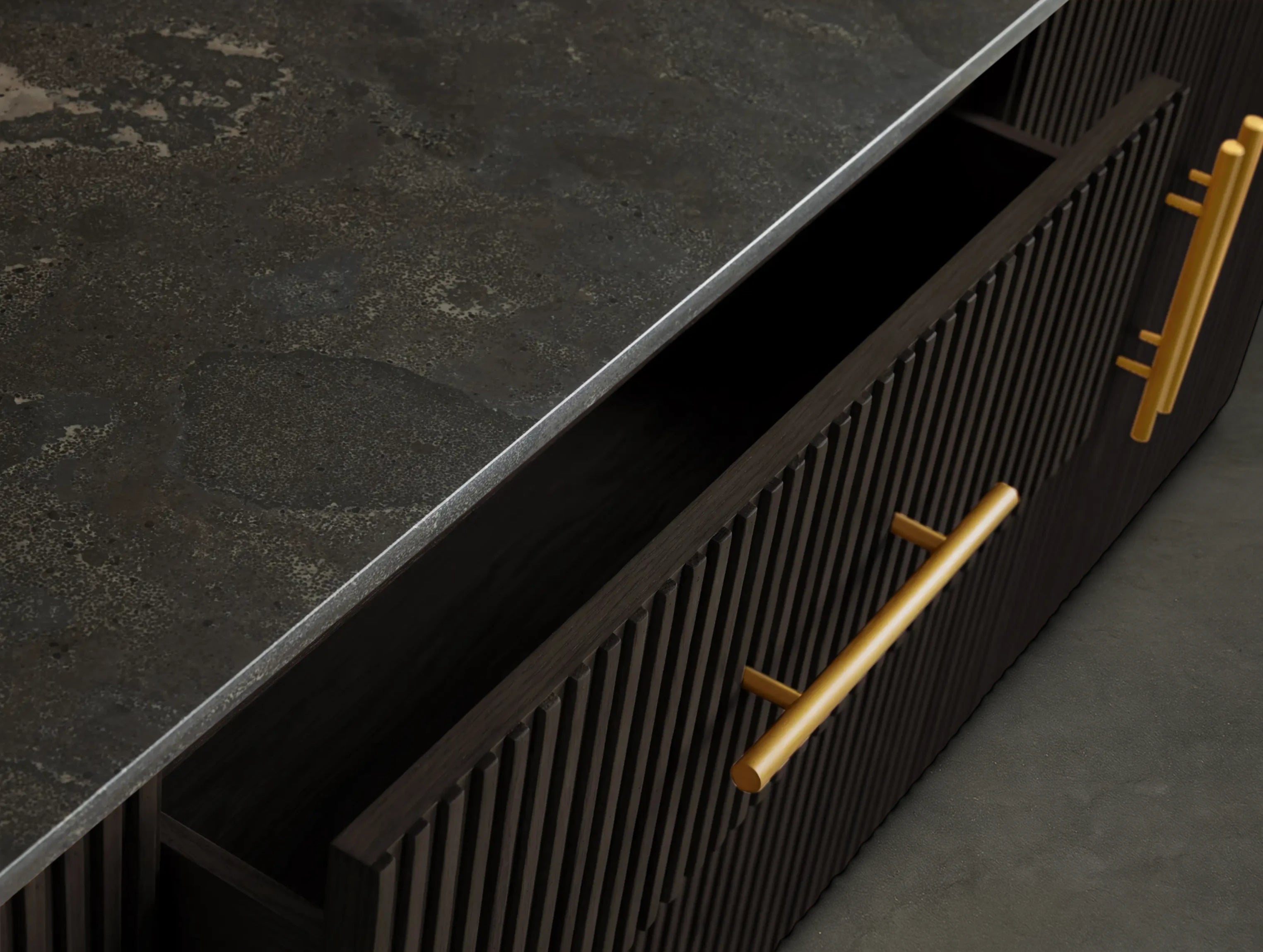 Rolphin Plinth Sideboard with Drawers