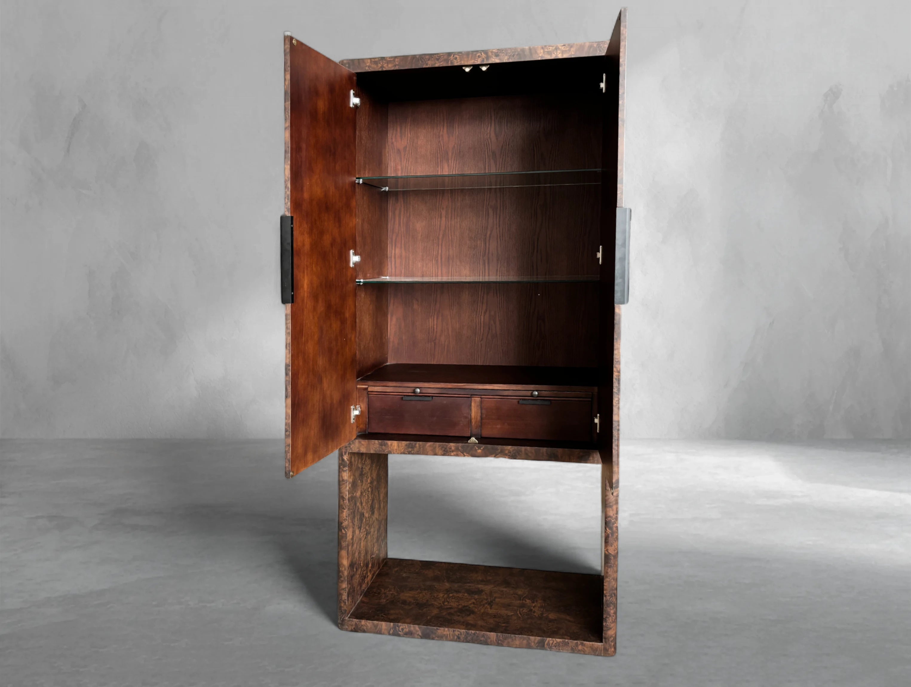 Roryland Burl Bar Cabinet