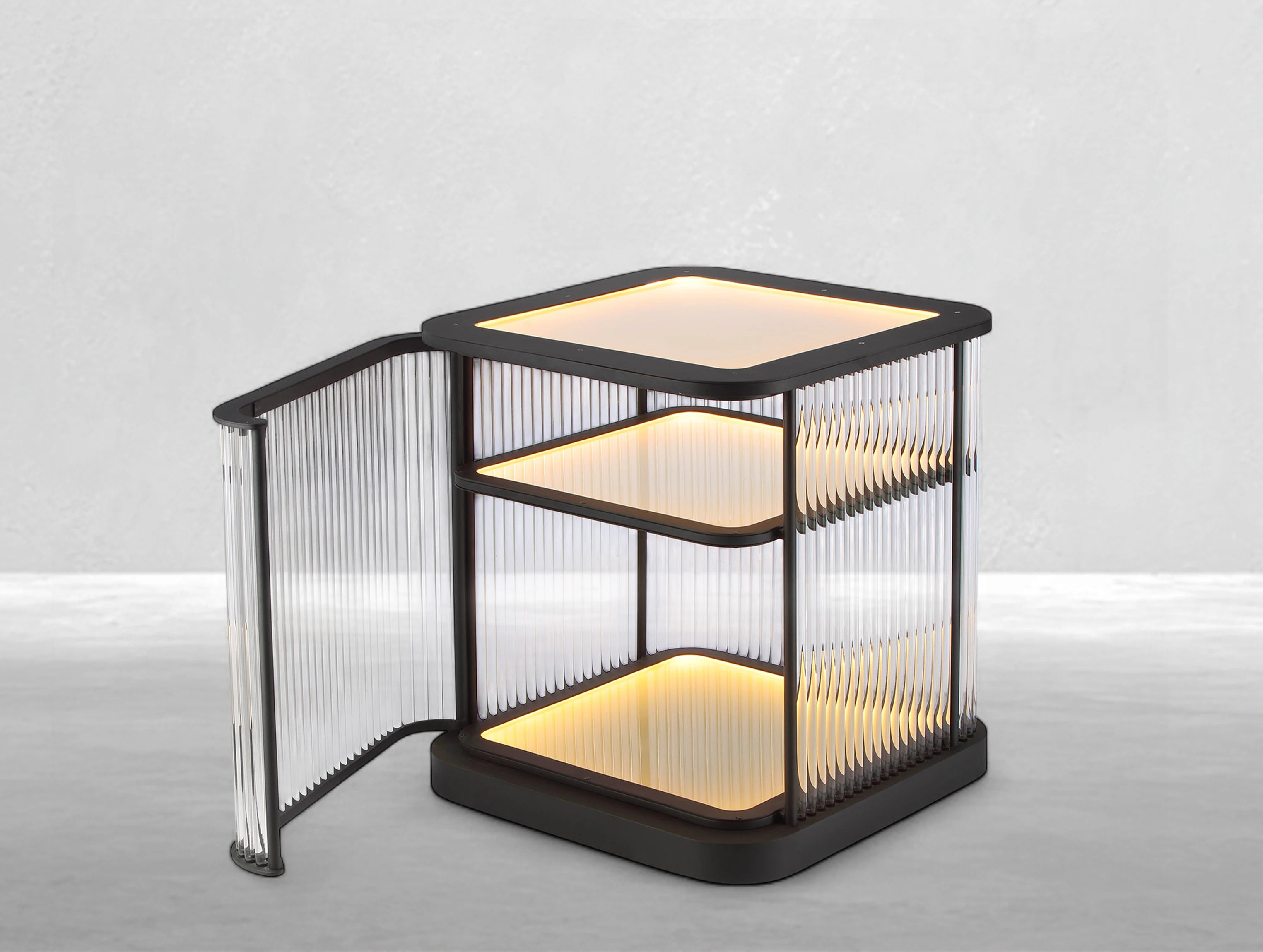 Rotis Square Bar Cabinet