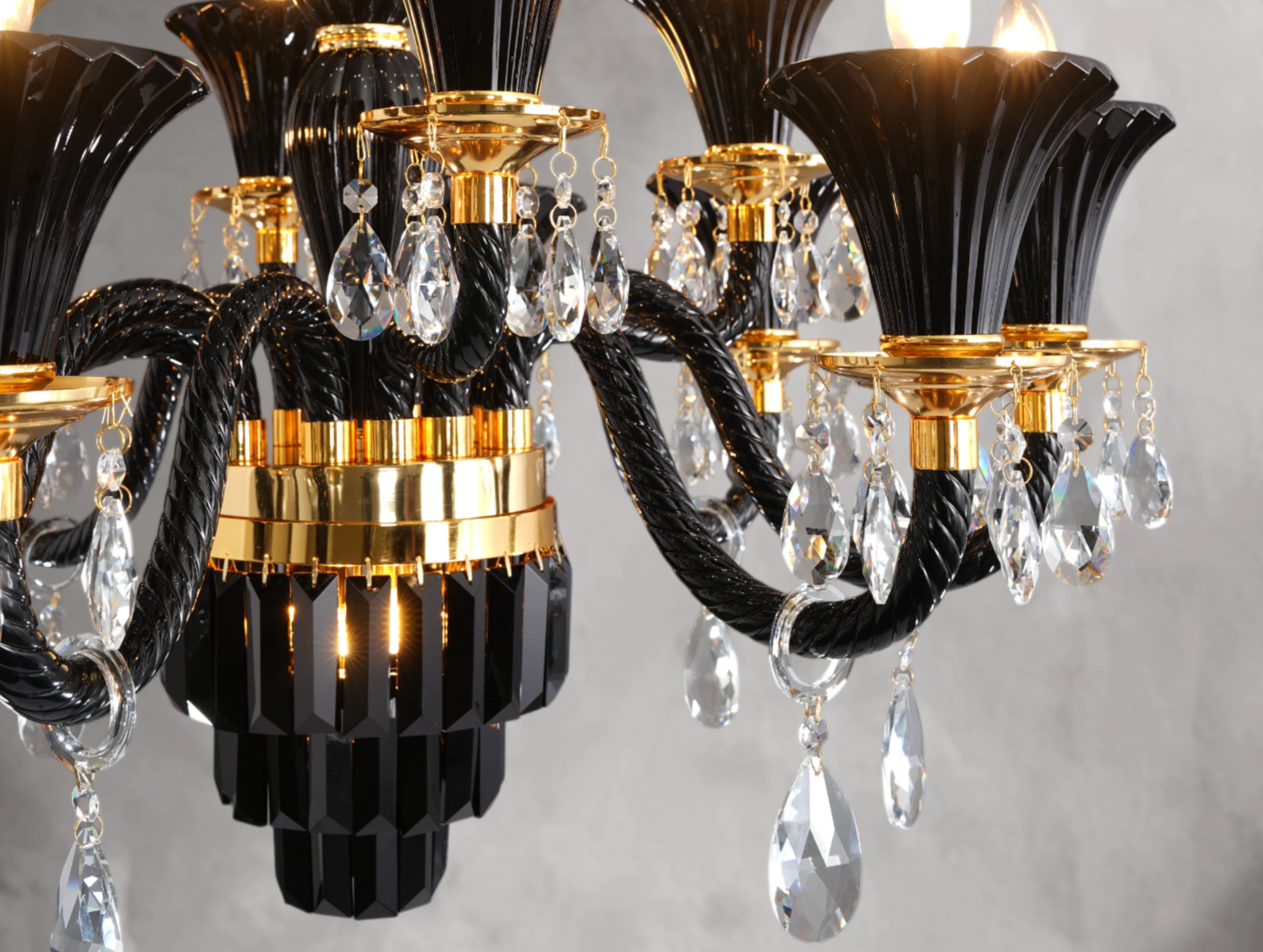 Notiasus Glass Round Chandelier
