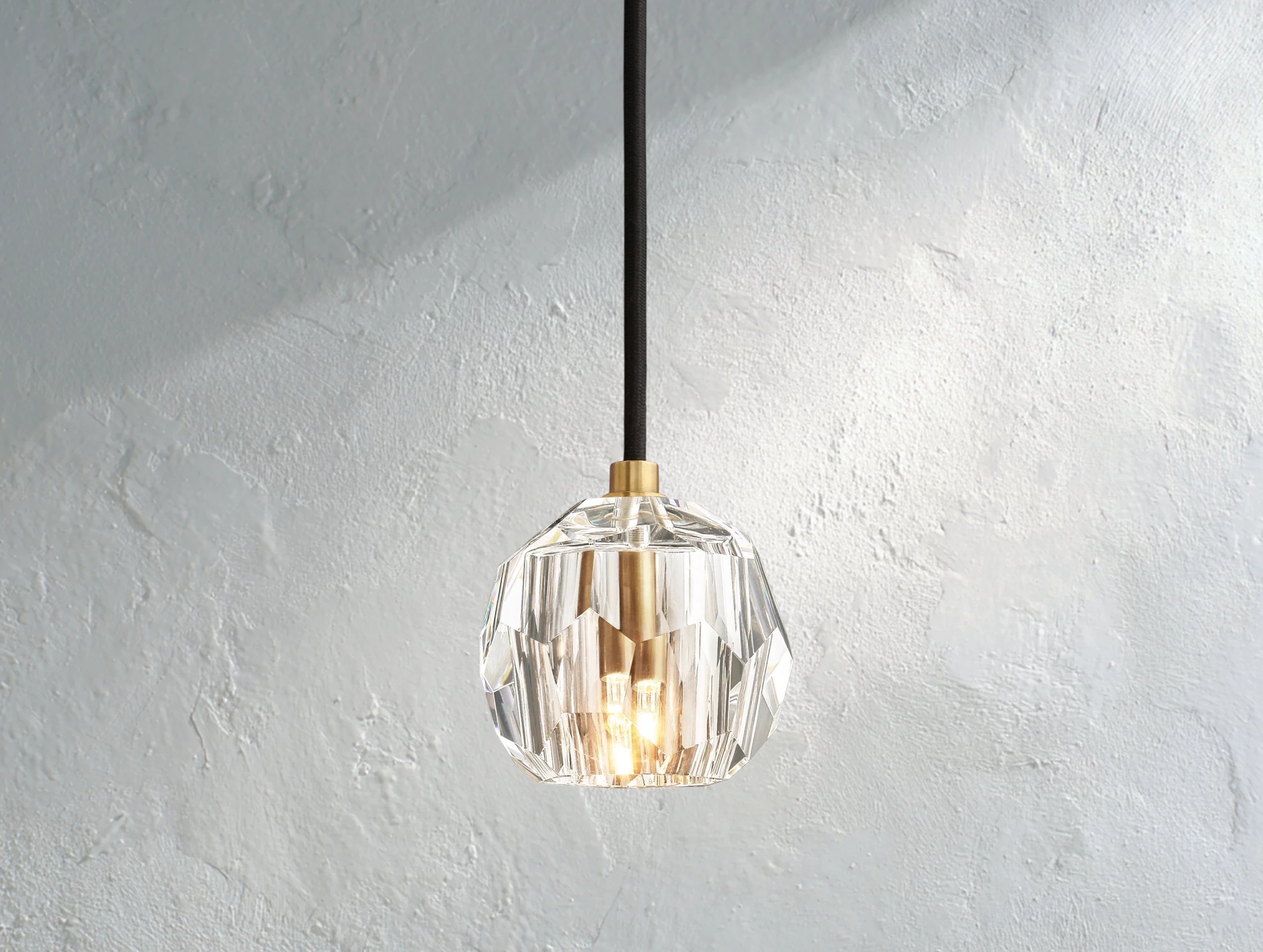 Orbital Cristal Glass Cord Pendant